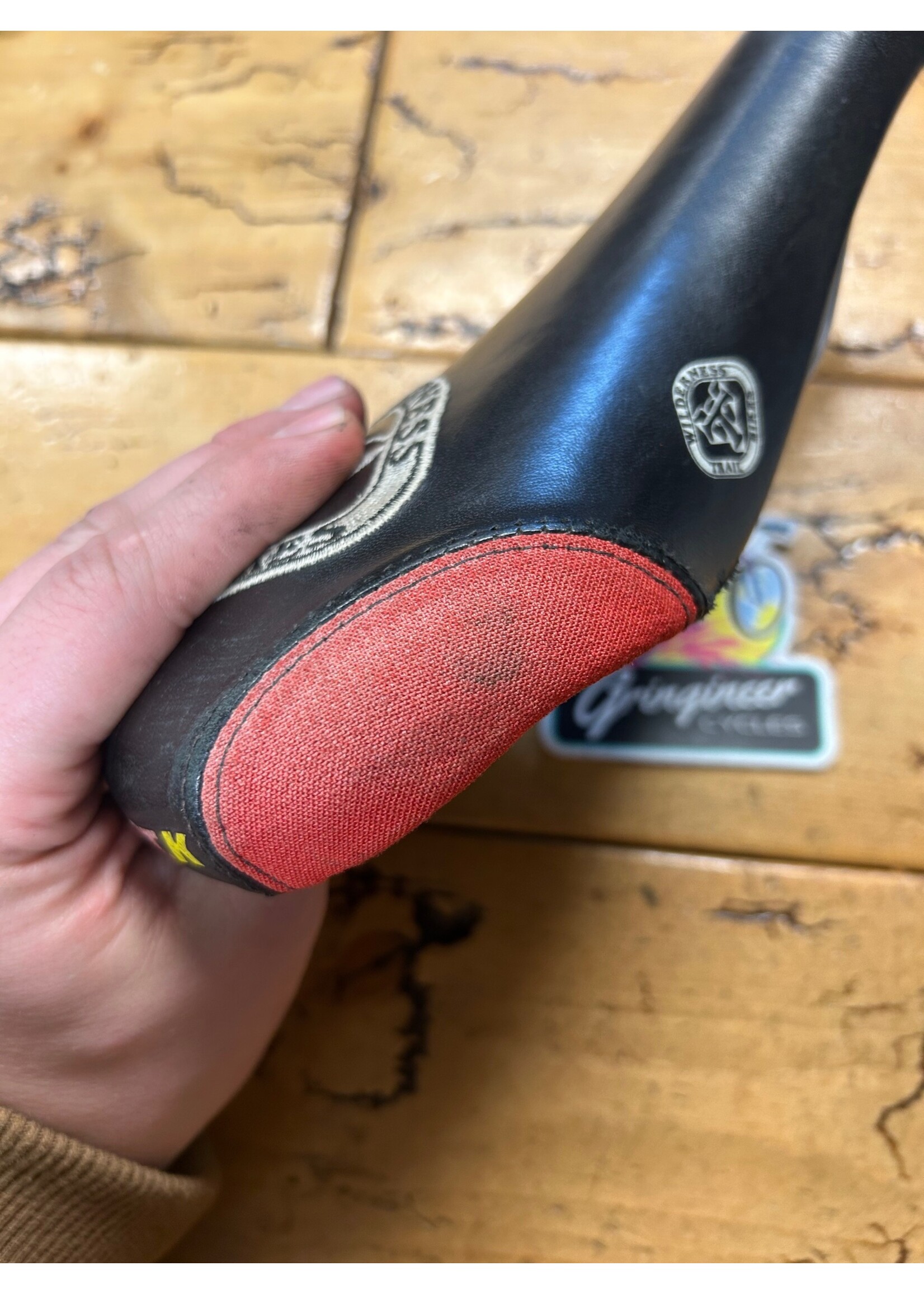 WTB WTB SST Black and Red Embroidered WTB Logo Saddle
