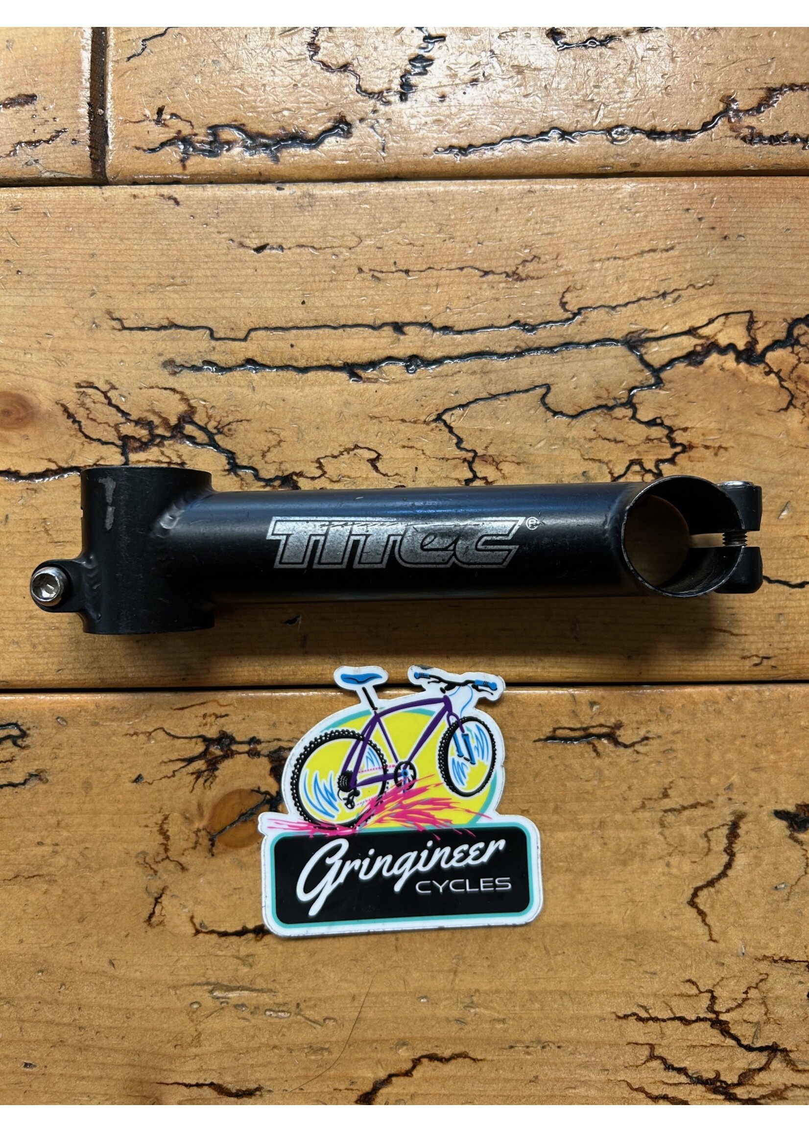 Titec Titec 130mm Steel 1 Inch 25.4mm 0 Degree Threadless Stem