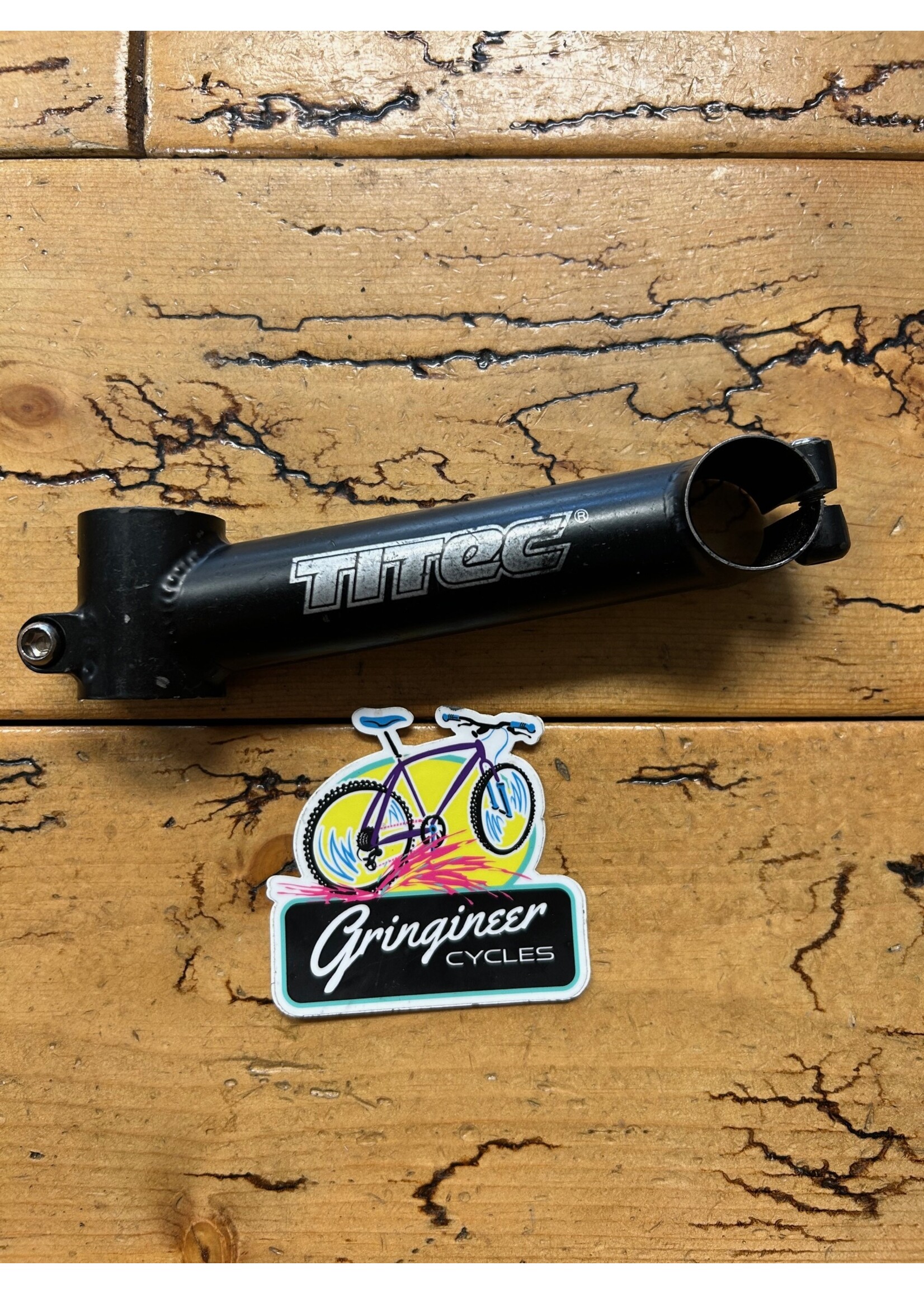 Titec Titec 130mm Steel 1 Inch 25.4mm 10 Degree Threadless Stem