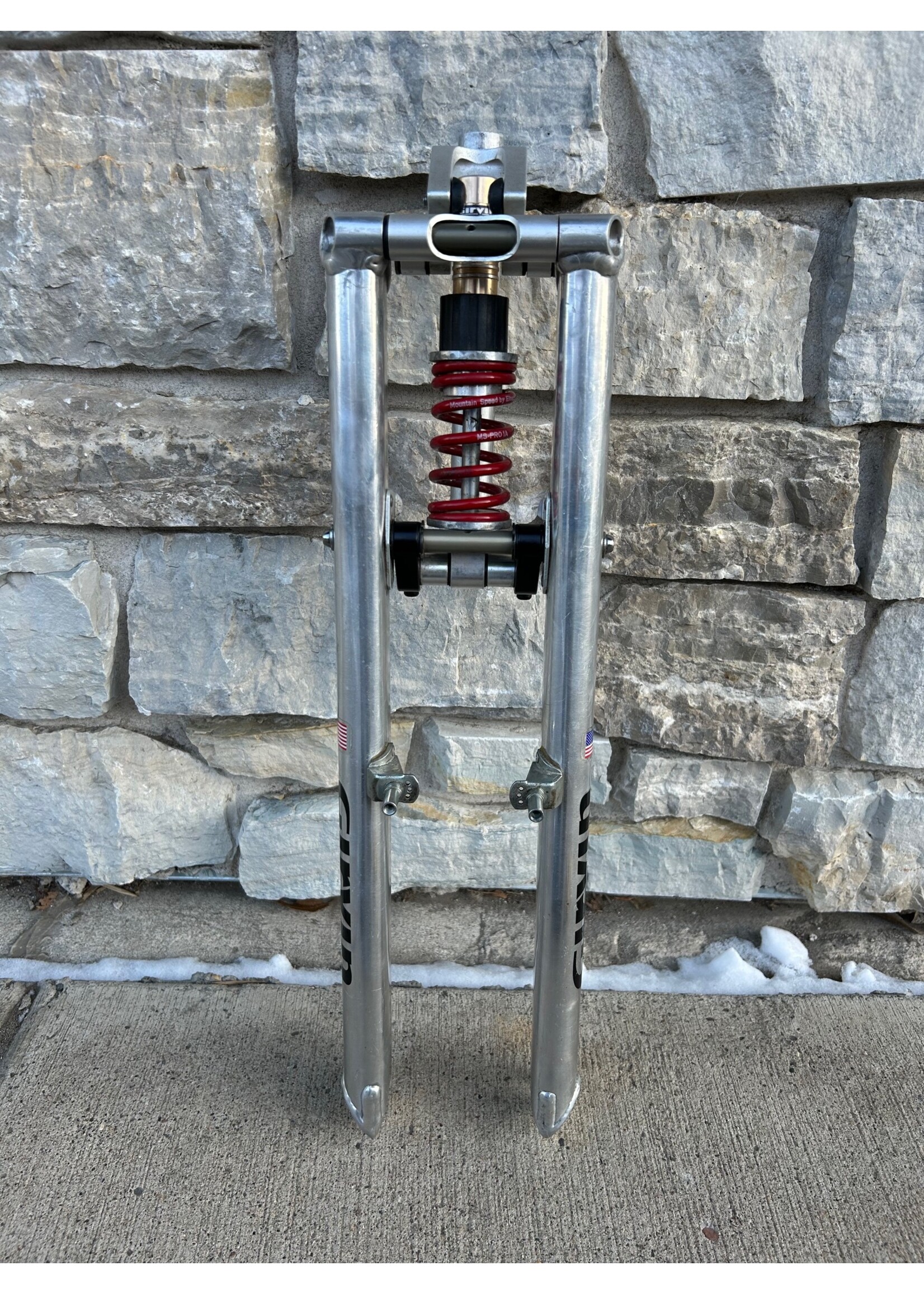 Girvin Girvin Polished Coil Suspension Fork