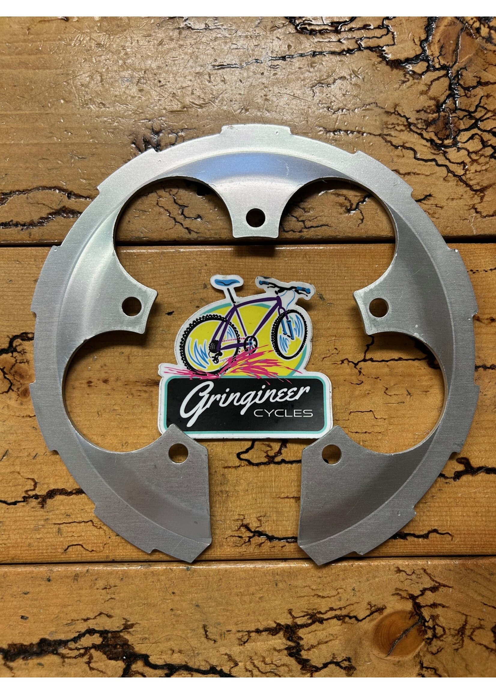 Girvin Girvin Silver Rock Ring 5 Bolt  110 BCD Bash Guard