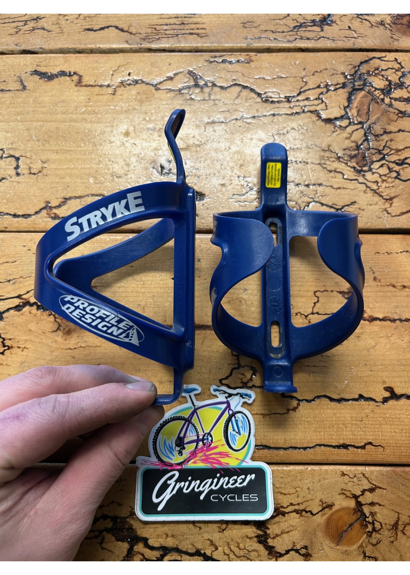 Profile Design Profile Design Stryke Blue Water Bottle Cages Pair