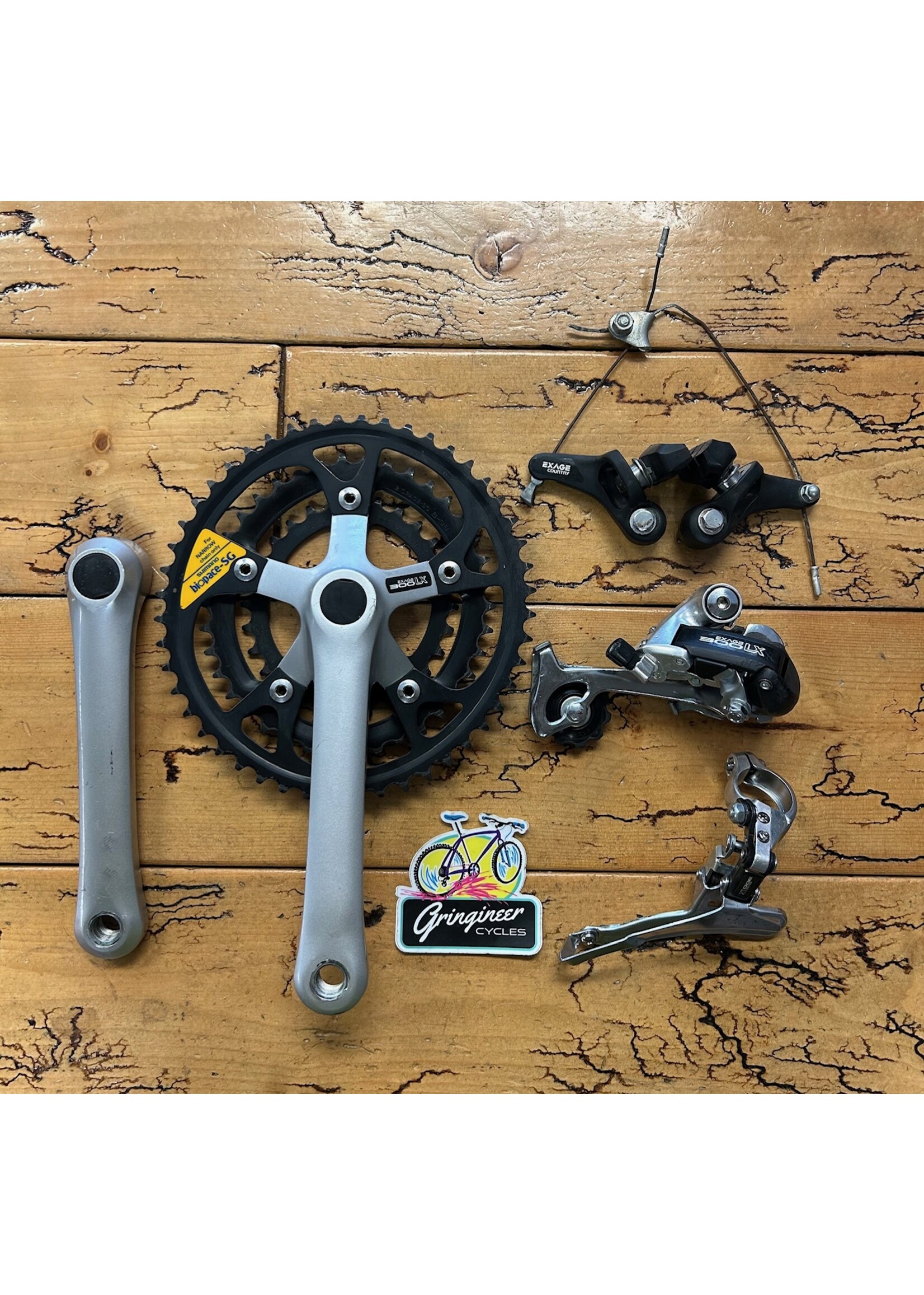 SHIMANO Shimano Exage Mini Group Crankset, FD, RD, 1 Brake