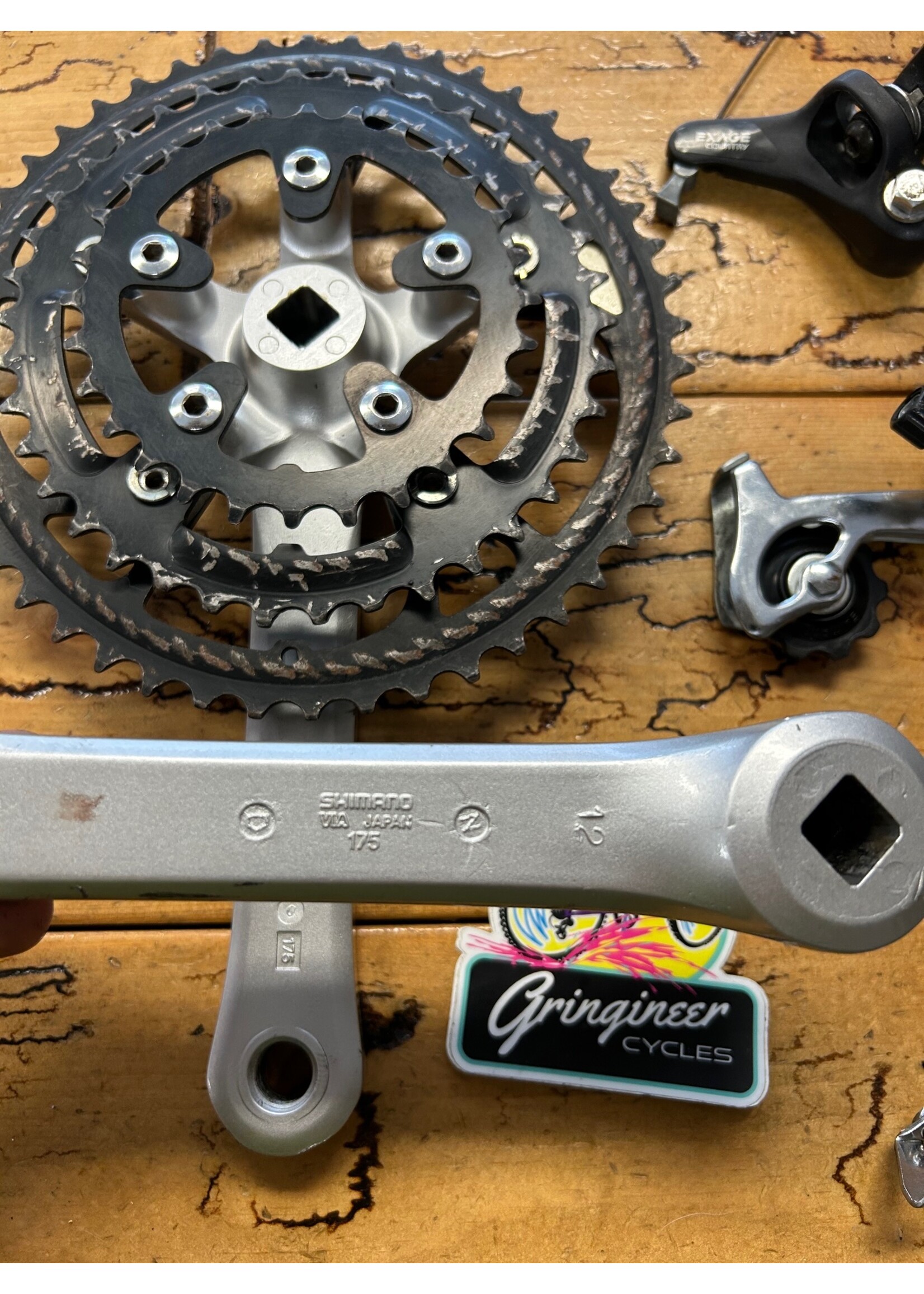 SHIMANO Shimano Exage Mini Group Crankset, FD, RD, 1 Brake
