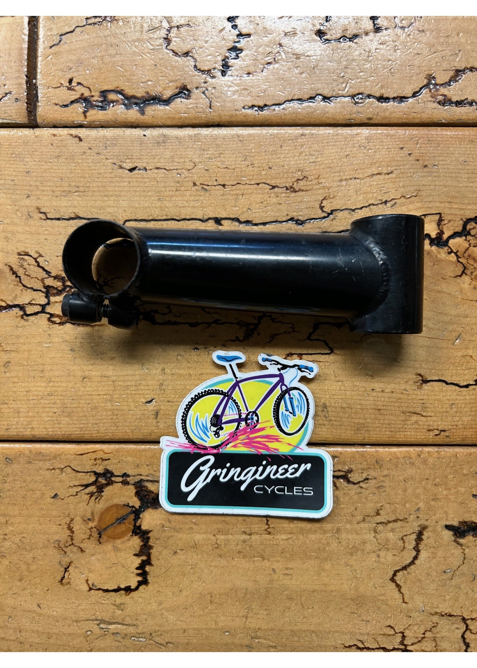 Black 110mm -2 Degree 1 Inch 25.4mm Steel Threadless Stem
