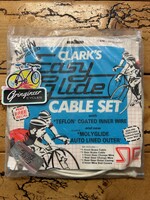 Clarks Clarks Easy Glide White Cable Set 2 Shifter Cables / 1 Brake Cable and Housing