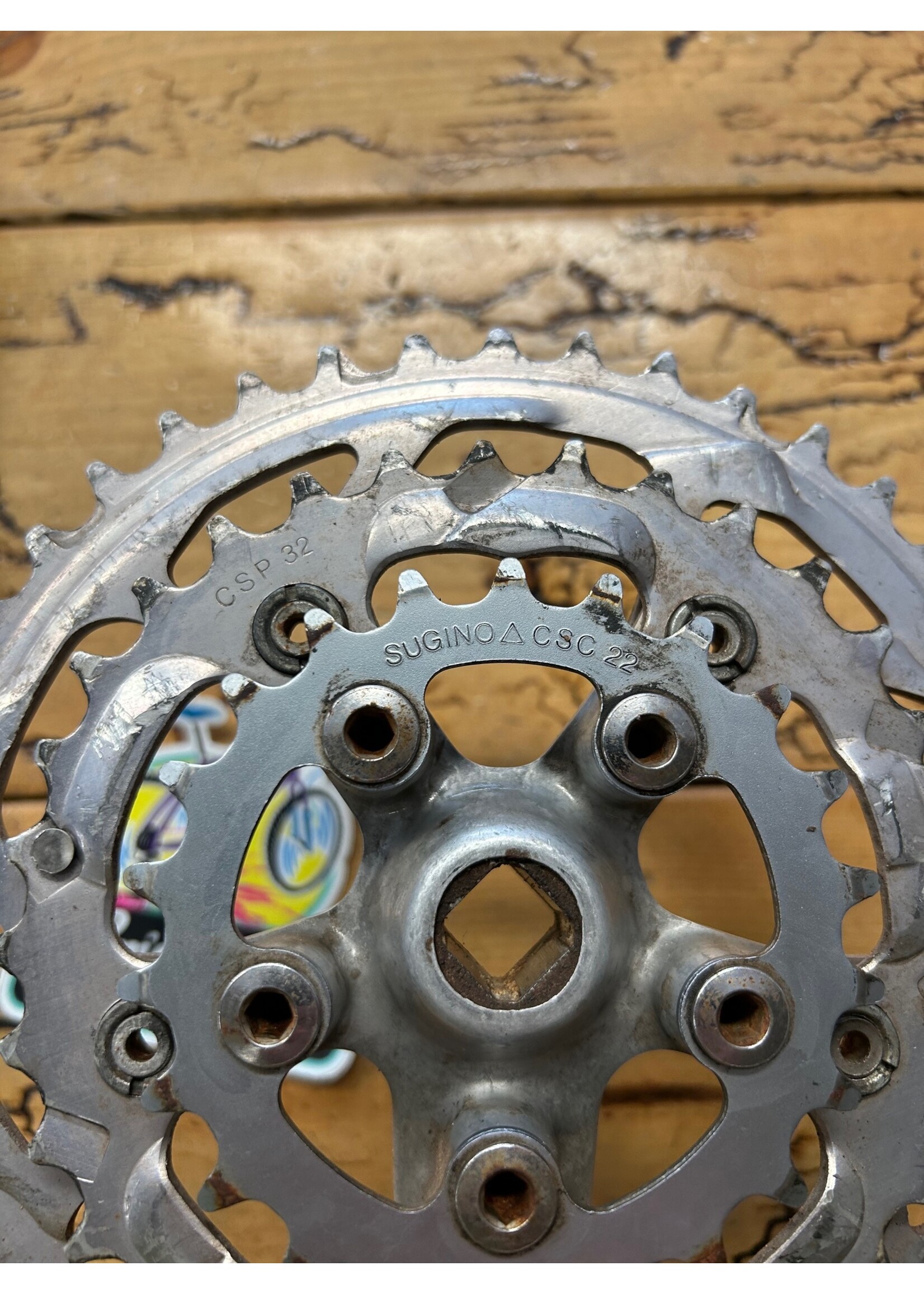 Sugino Sugino Mighty 900 42/32/22 175mm Crankset