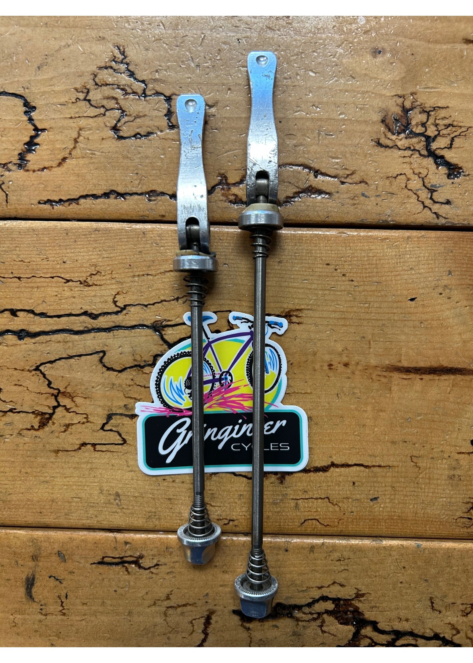 Control Tech Control Tech Silver Titanium Quick Release Skewer Set