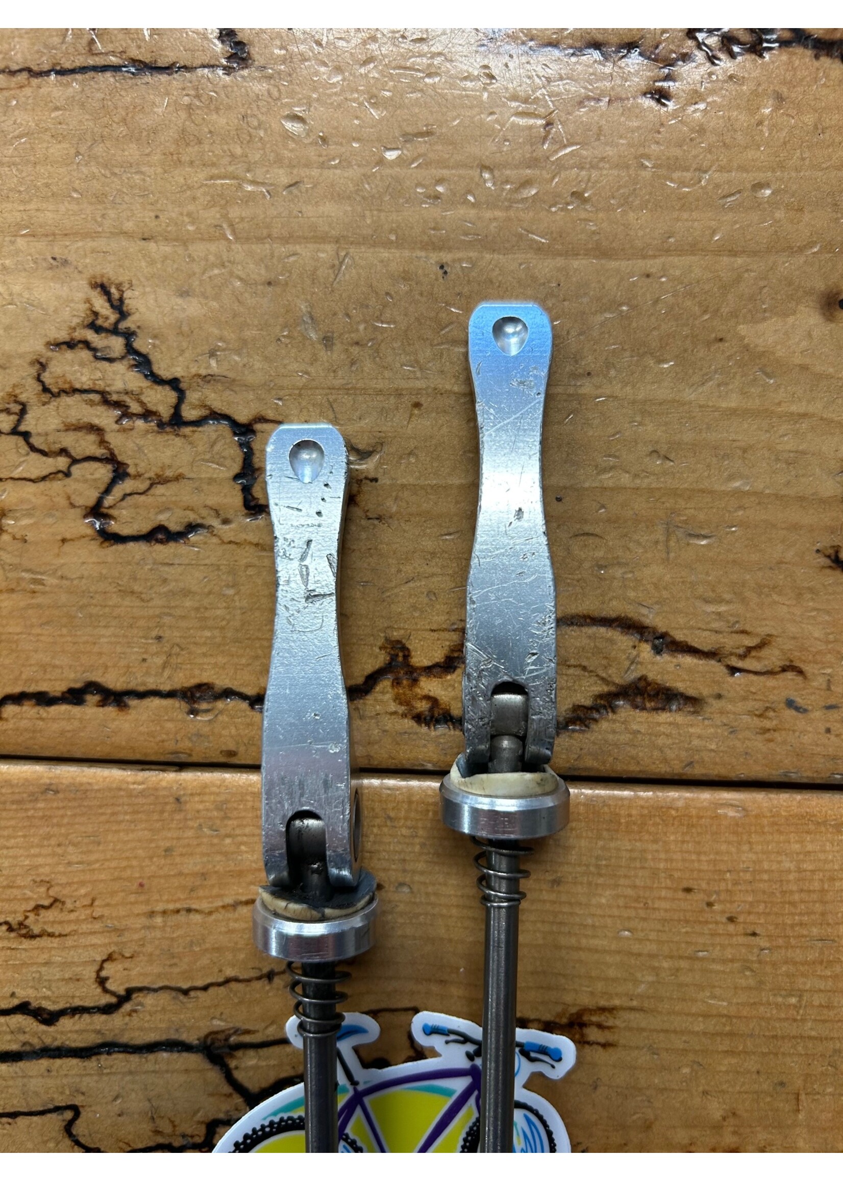 Control Tech Control Tech Silver Titanium Quick Release Skewer Set