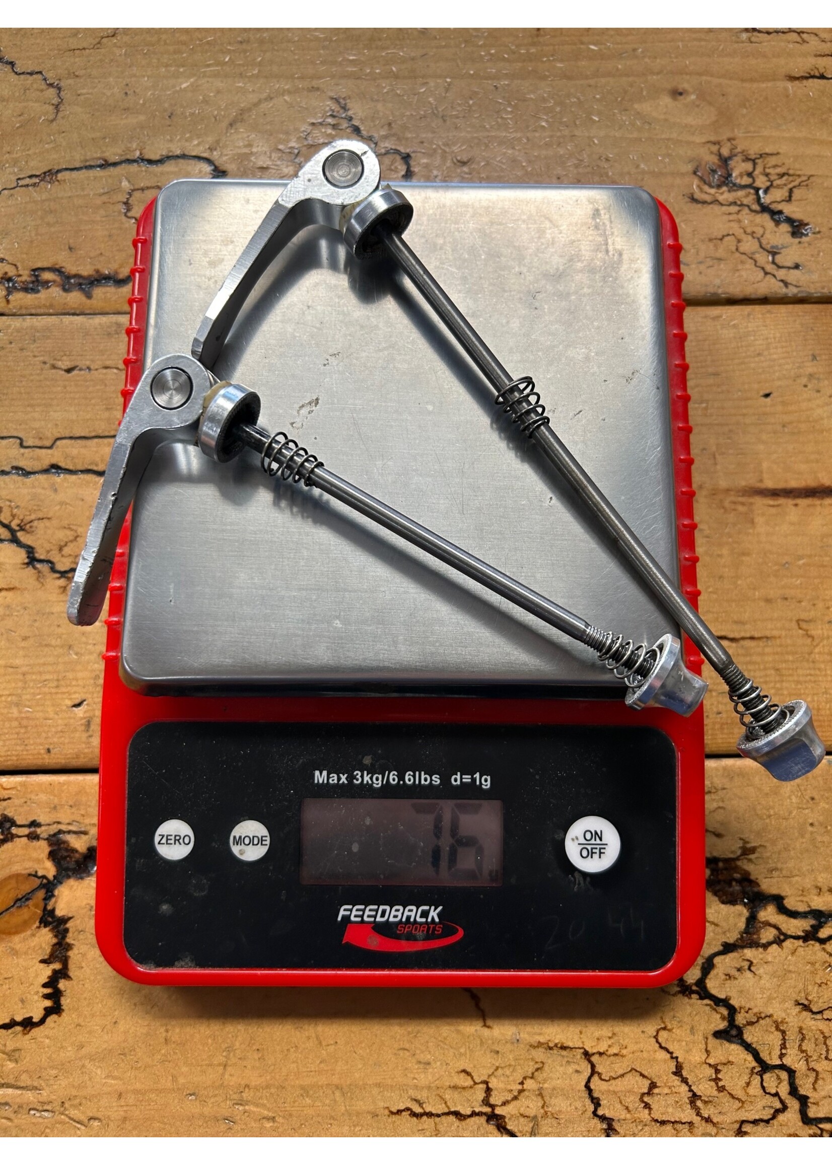 Control Tech Control Tech Silver Titanium Quick Release Skewer Set