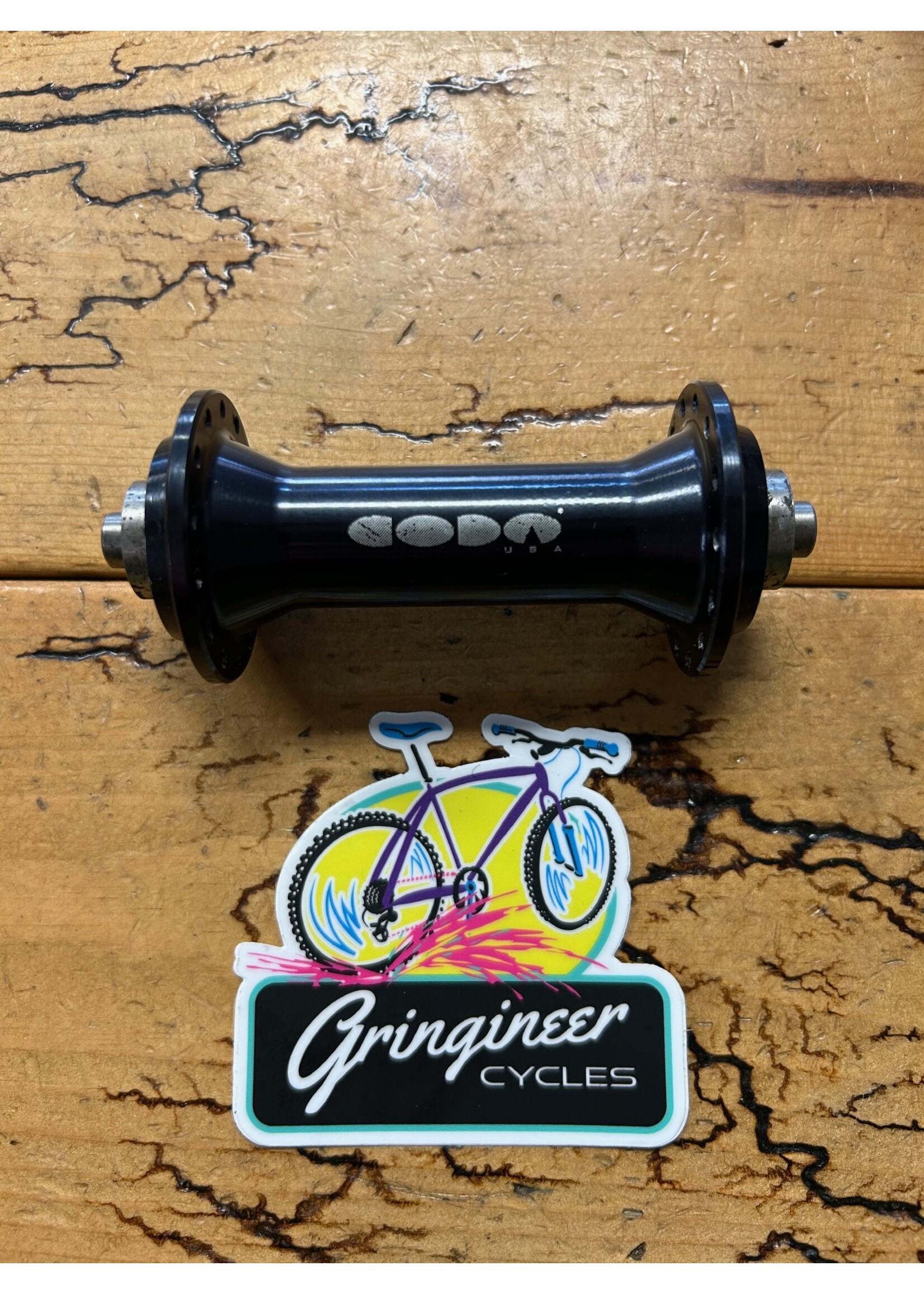 Coda Coda Black Sealed Bearing 28 Hole Front Hub