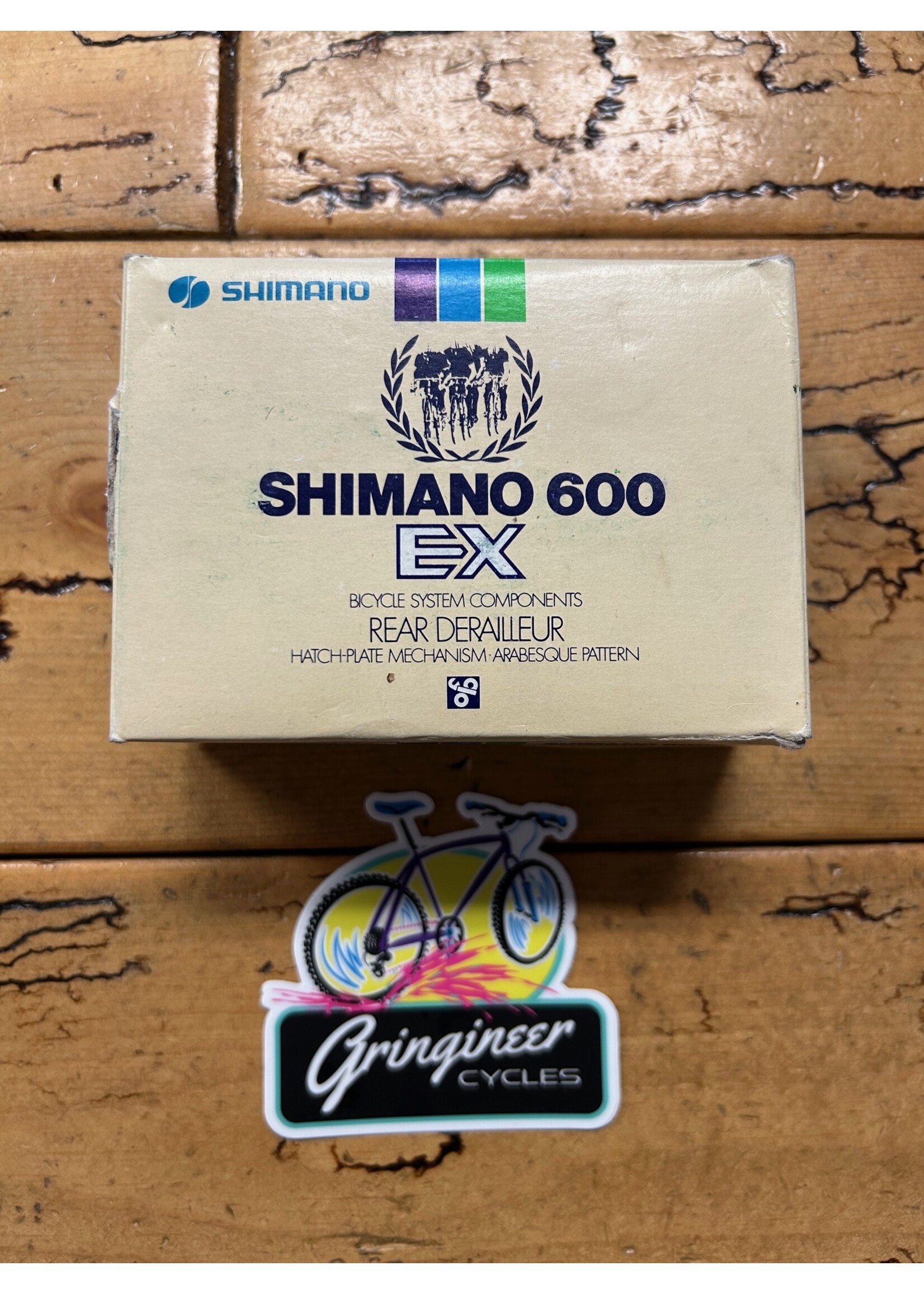 SHIMANO Shimano 600EX Arabesque RD-6210 Long Cage Rear Derailleur NOS