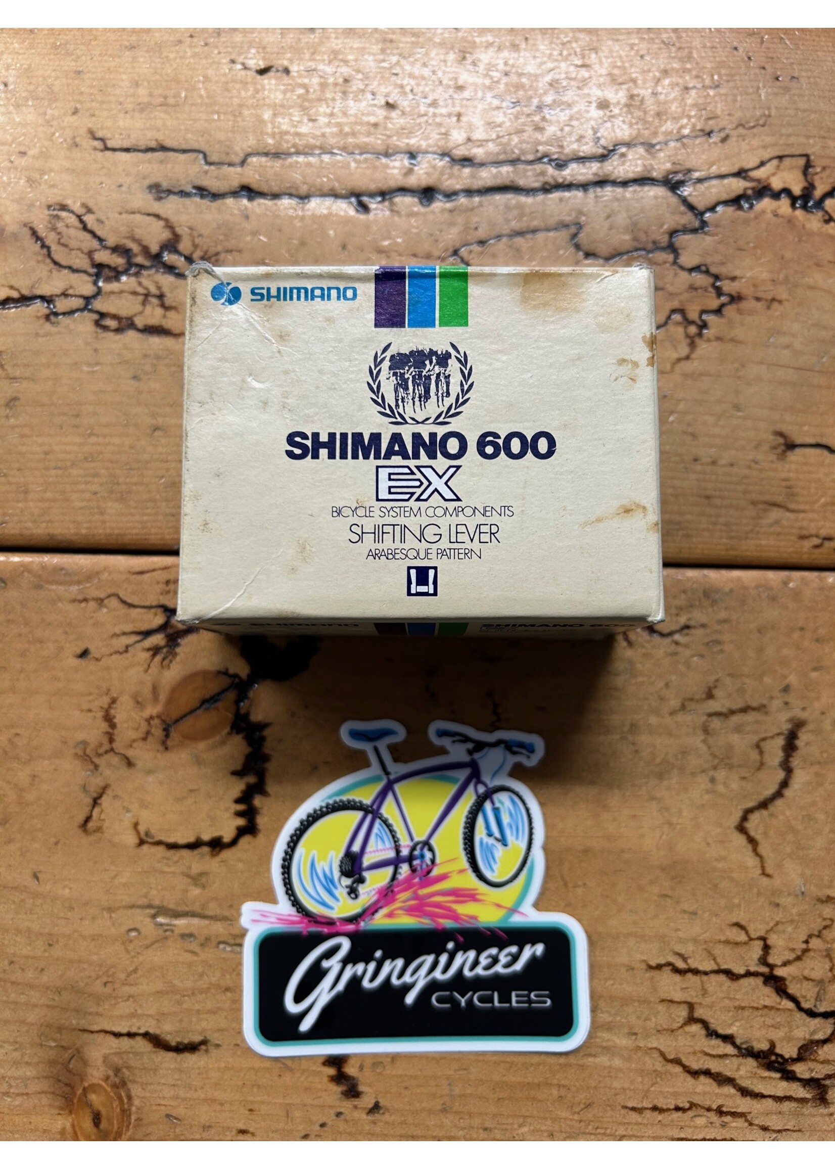 SHIMANO Shimano 600EX Arabesque Downtube Shifters NOS