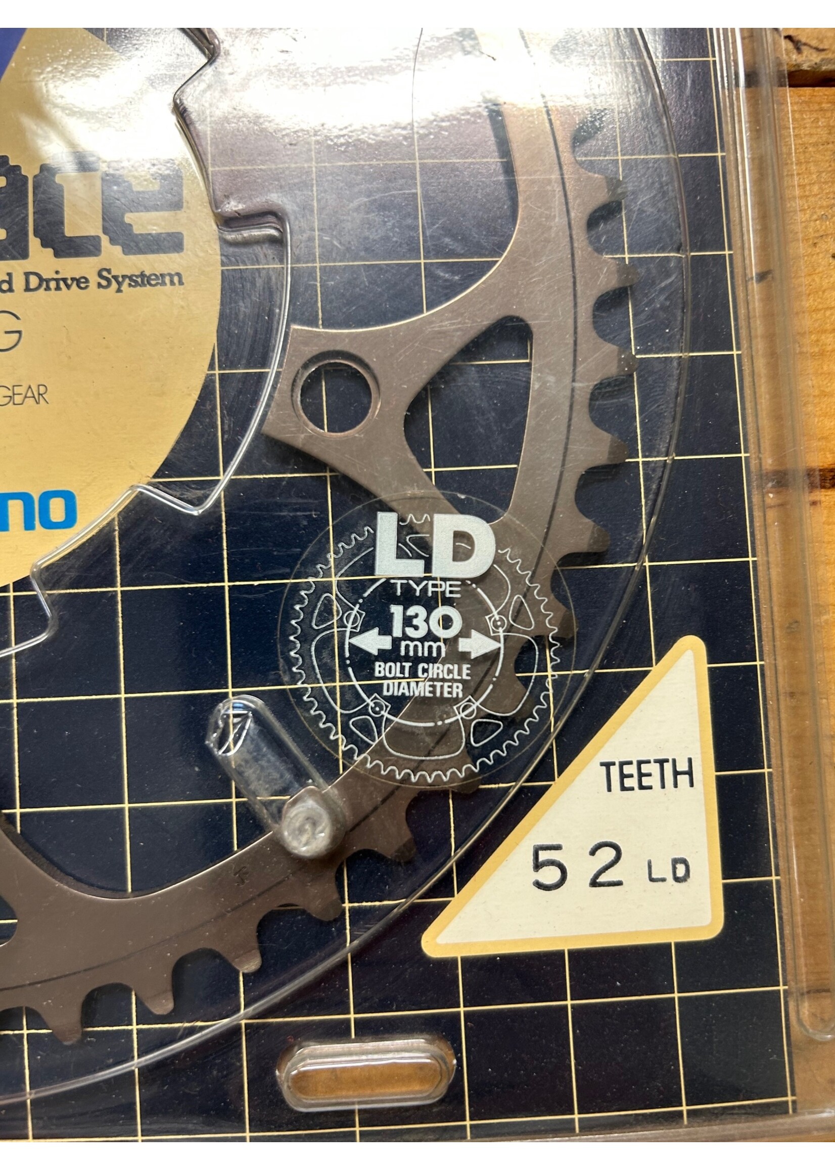 SHIMANO Shimano 52 Tooth 130 BCD Biopace Chainring NOS