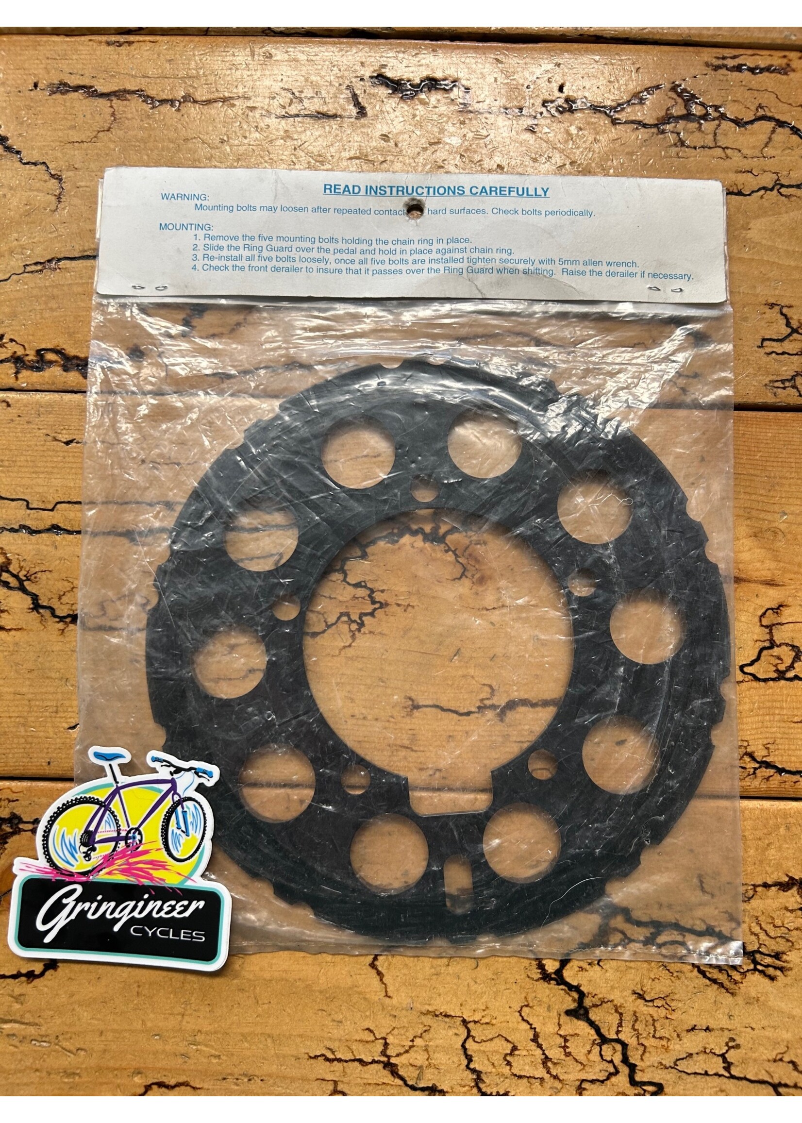 Crystal Design Crystal Design Chain Ring Guard 110 BCD 46-48 Tooth NOS