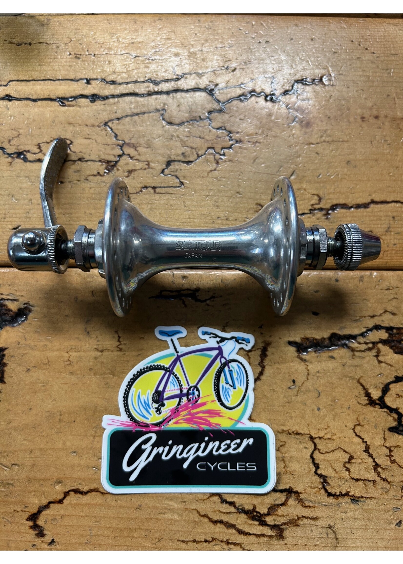 Suntour Suntour Sealed Bearing 36 Hole Front Hub With Skewer NOS