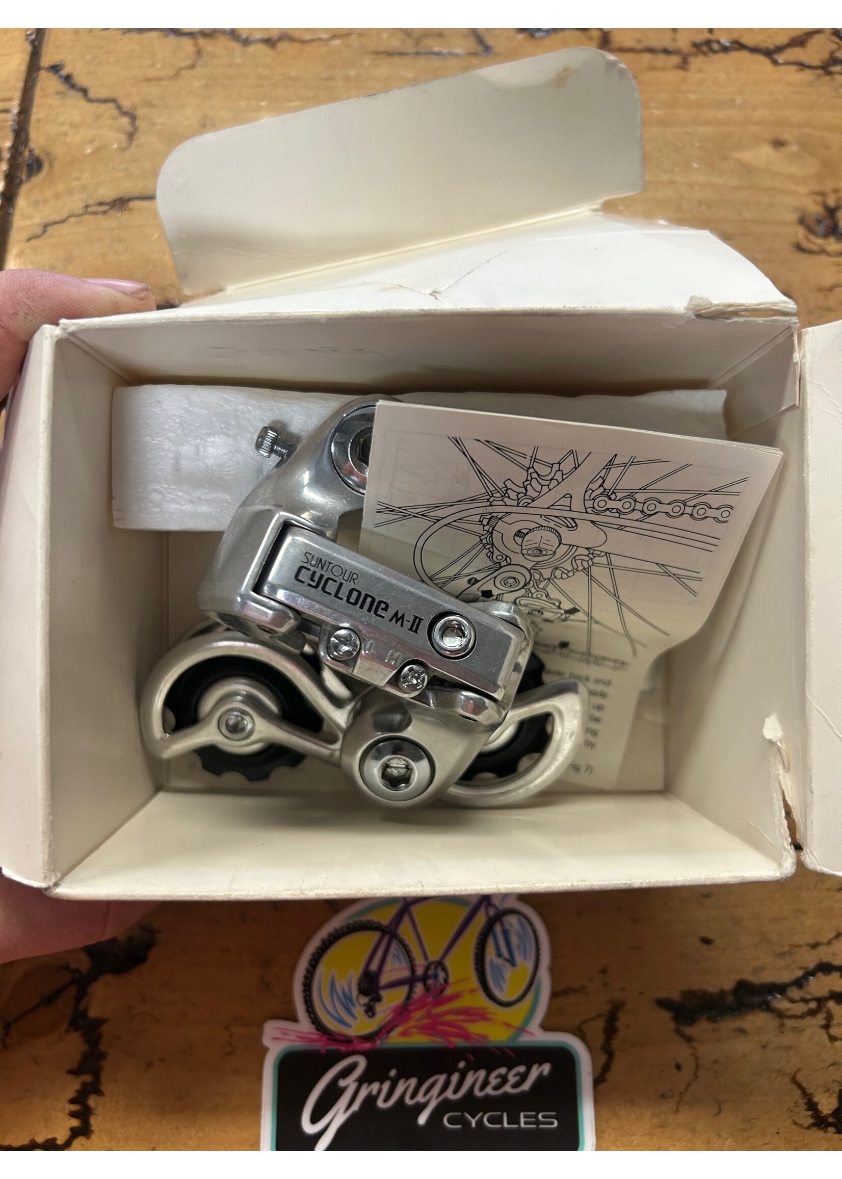 Suntour Suntour Cyclone M-II Short Cage Rear Derailleur NOS
