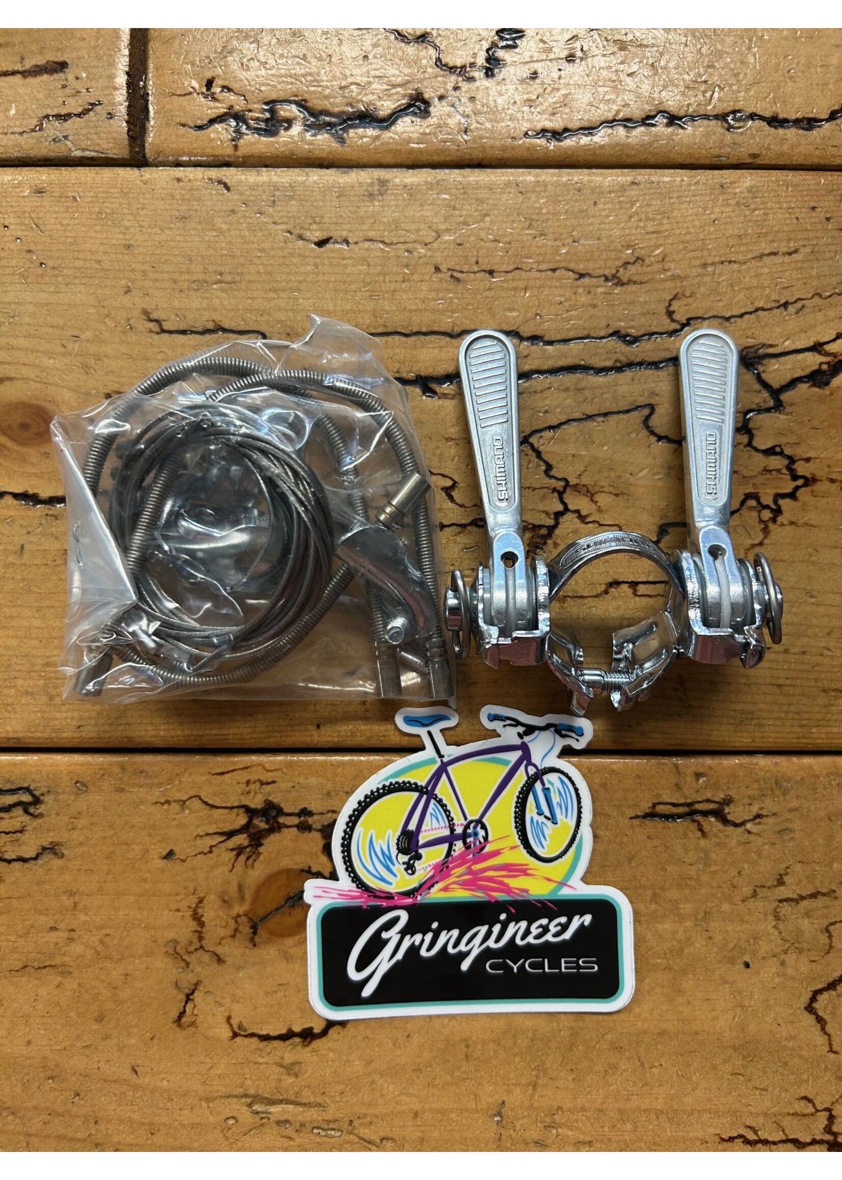 SHIMANO Shimano Deore SL-DE20 Clamp On Downtube Shifters NOS