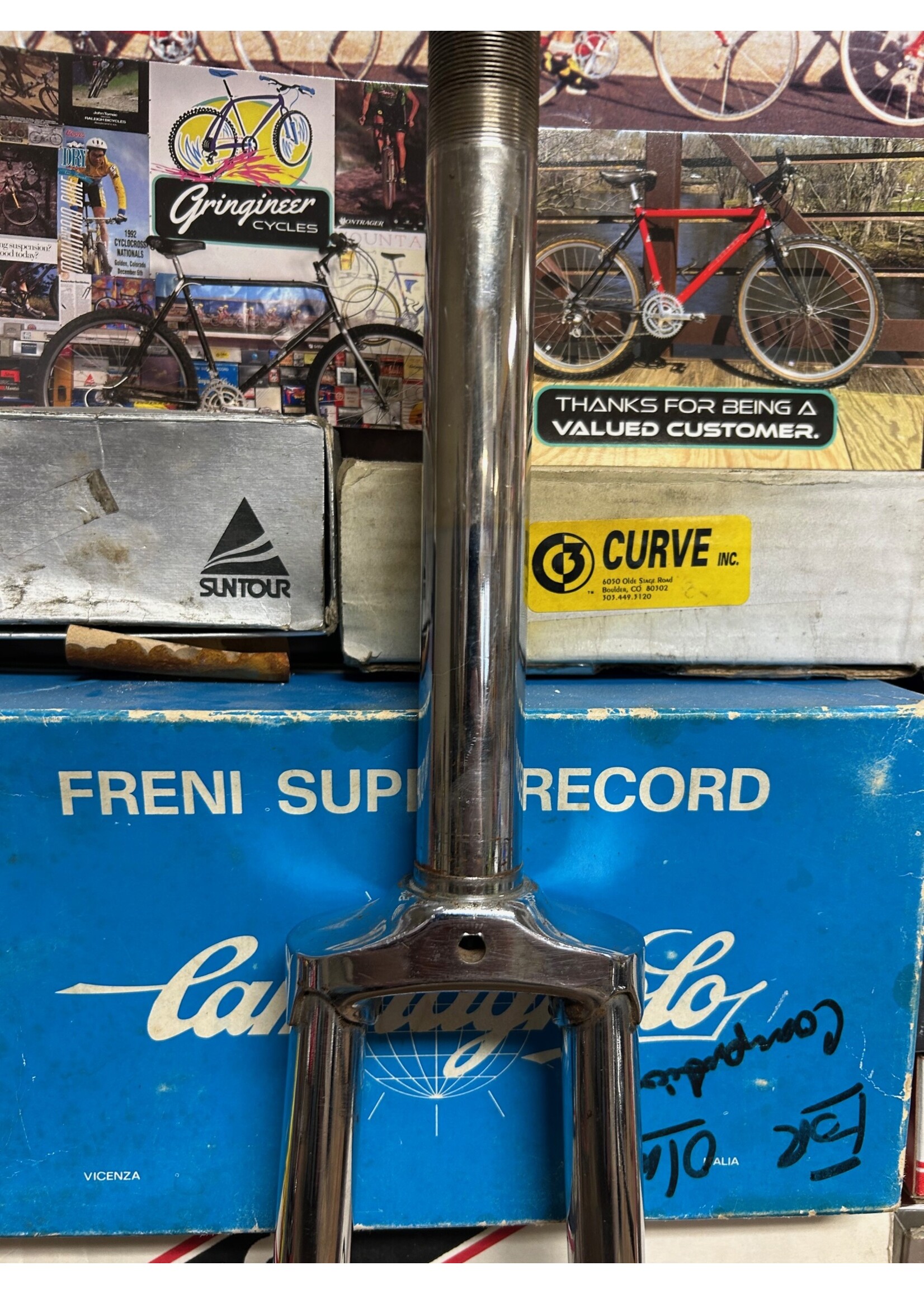 Tange Tange Chrome 700c Lugged 1 Inch Threaded Fork