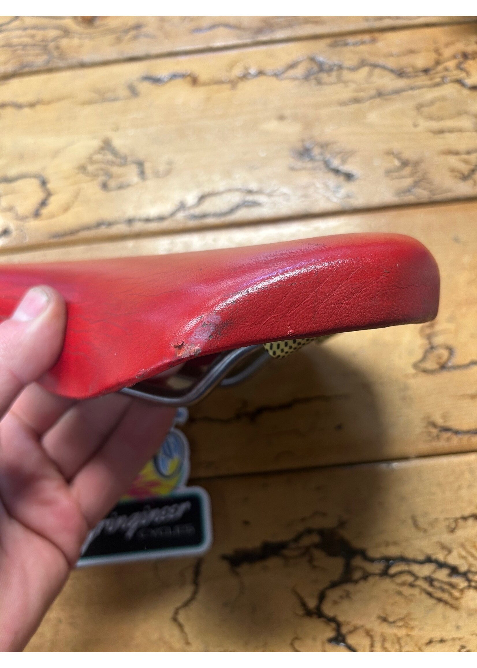 Specialized Specialized Vintage Red Carbon Titanium Saddle