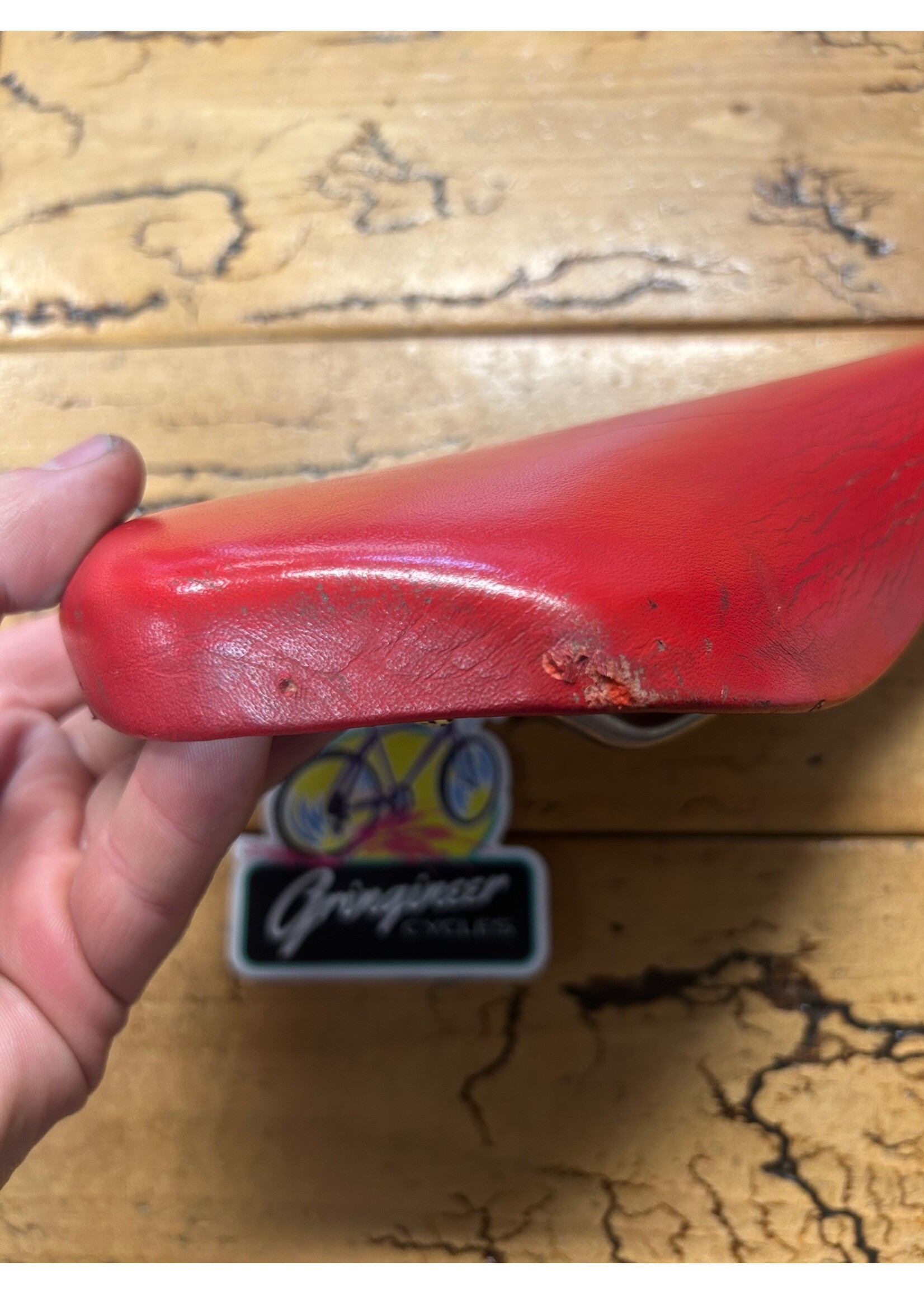 Specialized Specialized Vintage Red Carbon Titanium Saddle