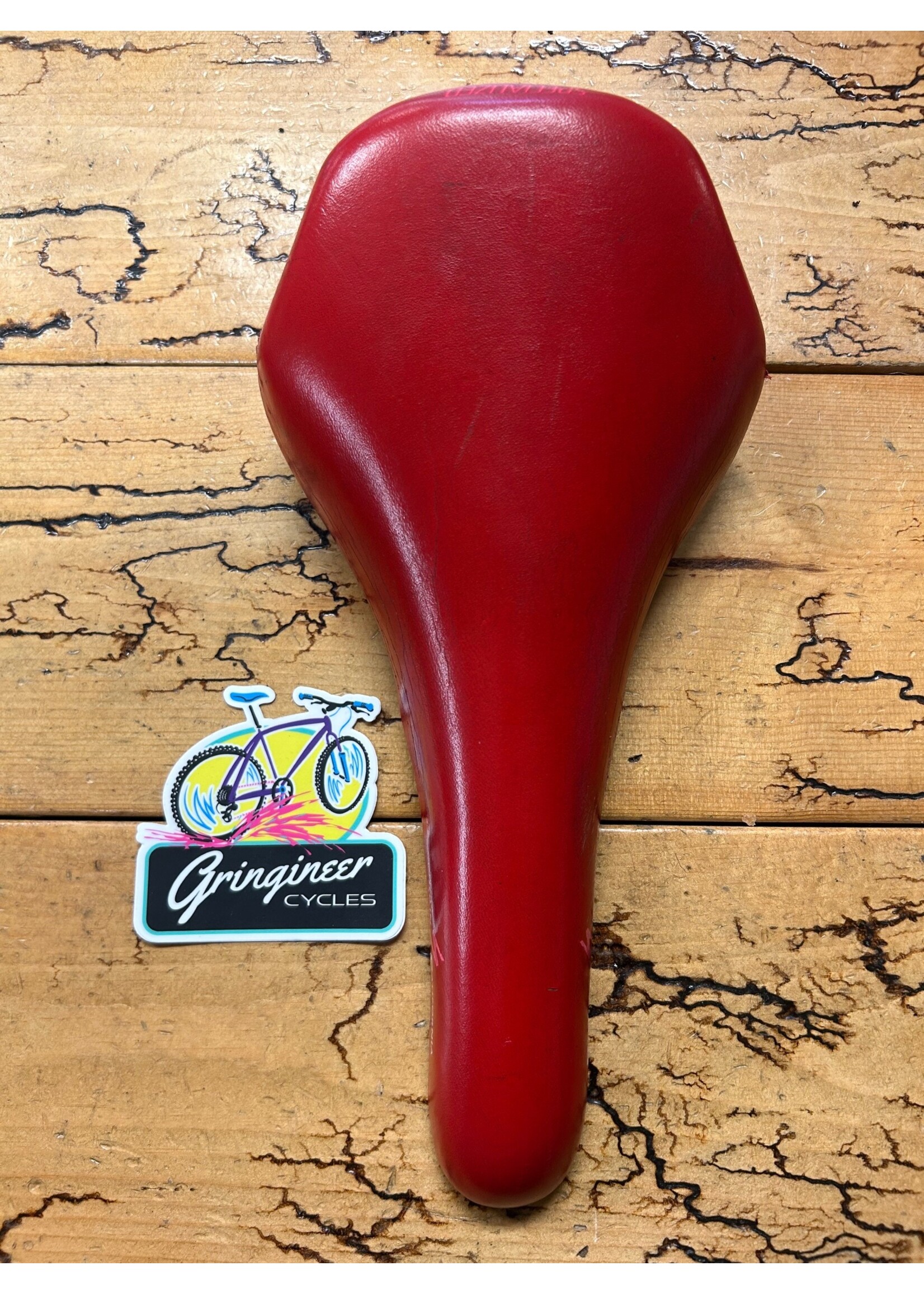 Specialized Specialized Vintage Red Carbon Titanium Saddle