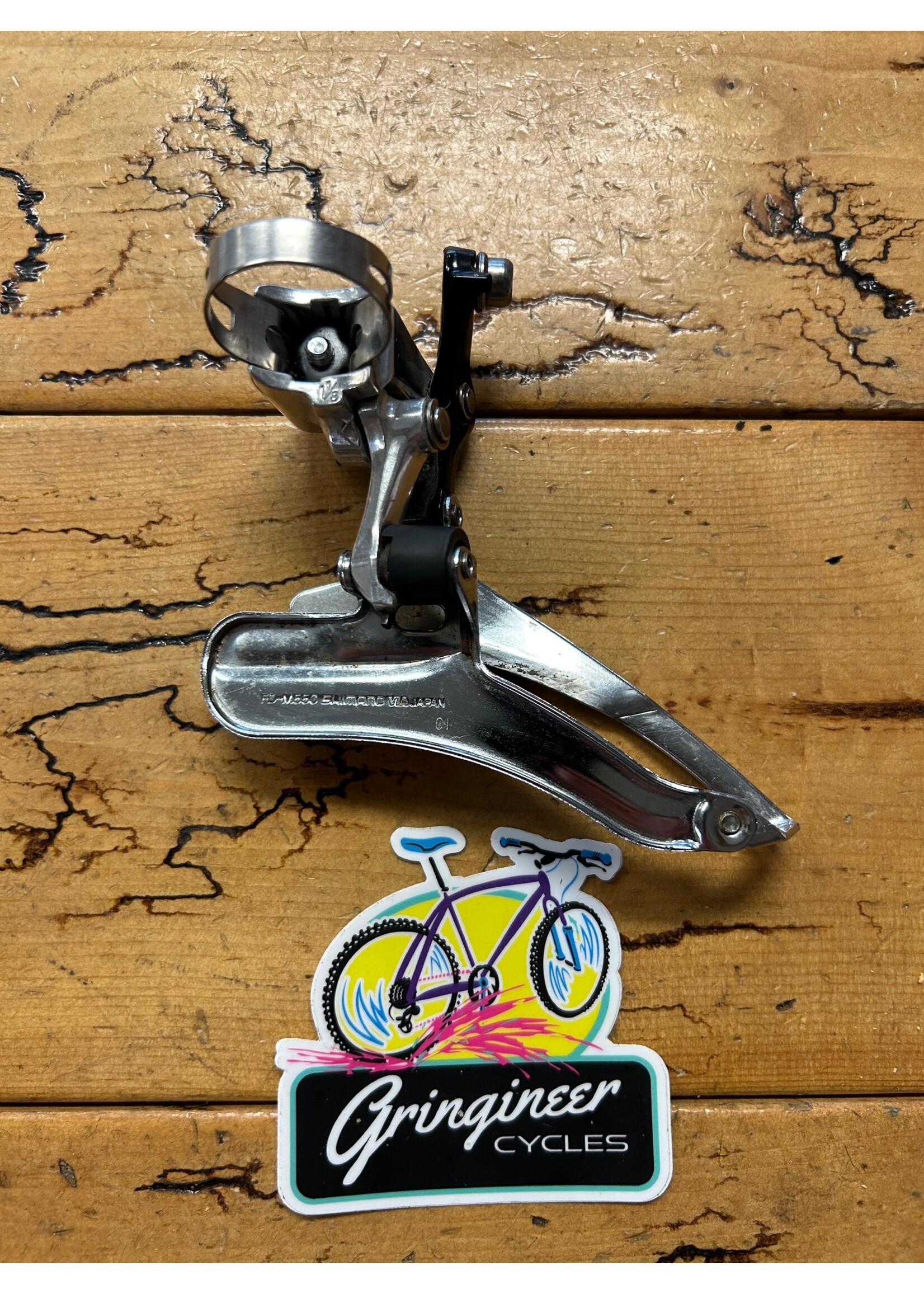 SHIMANO Shimano Deore LX FD-M550 28.6mm Band Clamp Bottom Pull Front Derailleur