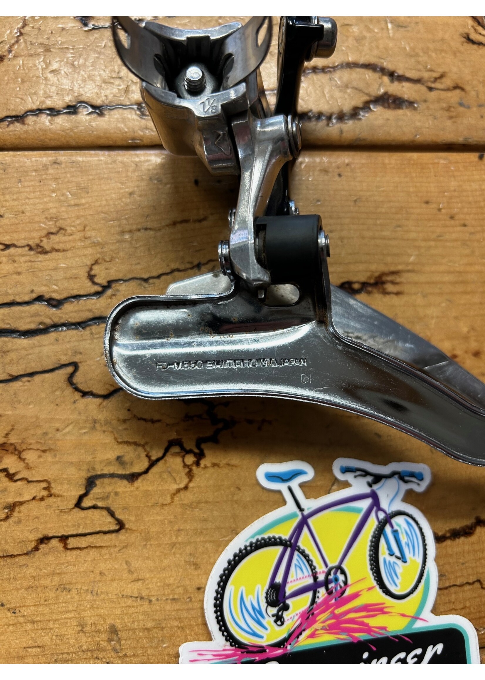 SHIMANO Shimano Deore LX FD-M550 28.6mm Band Clamp Bottom Pull Front Derailleur