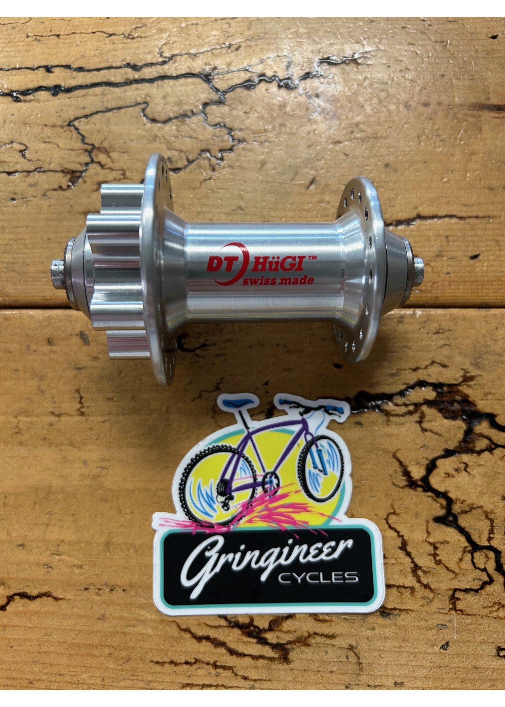 DT Hugi DT Hugi Hayes 6 Bolt Disc Brake Front Hub