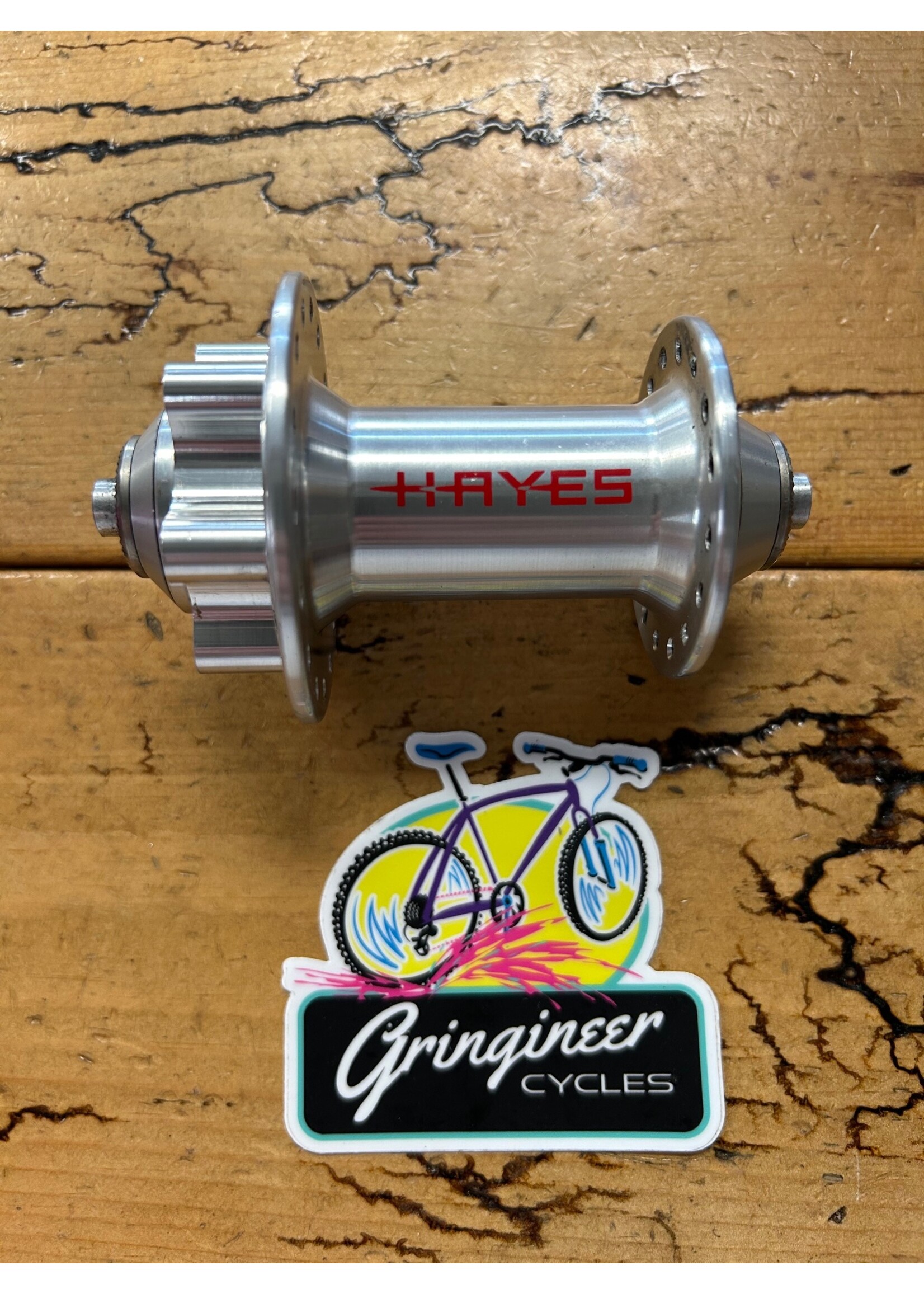 DT Hugi DT Hugi Hayes 6 Bolt Disc Brake Front Hub