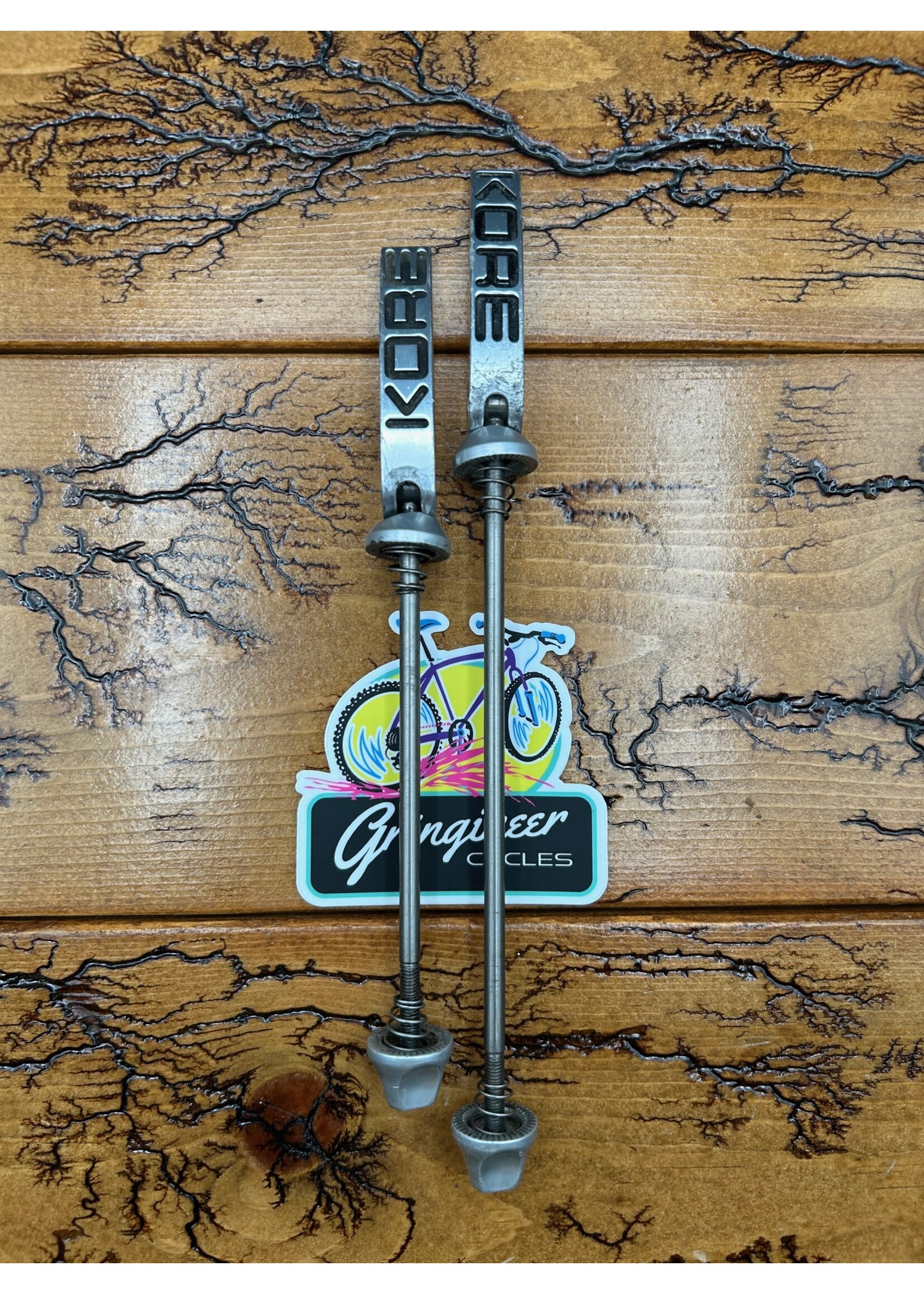 Kore Kore Elite Titanium Silver Quick Release Skewer Set