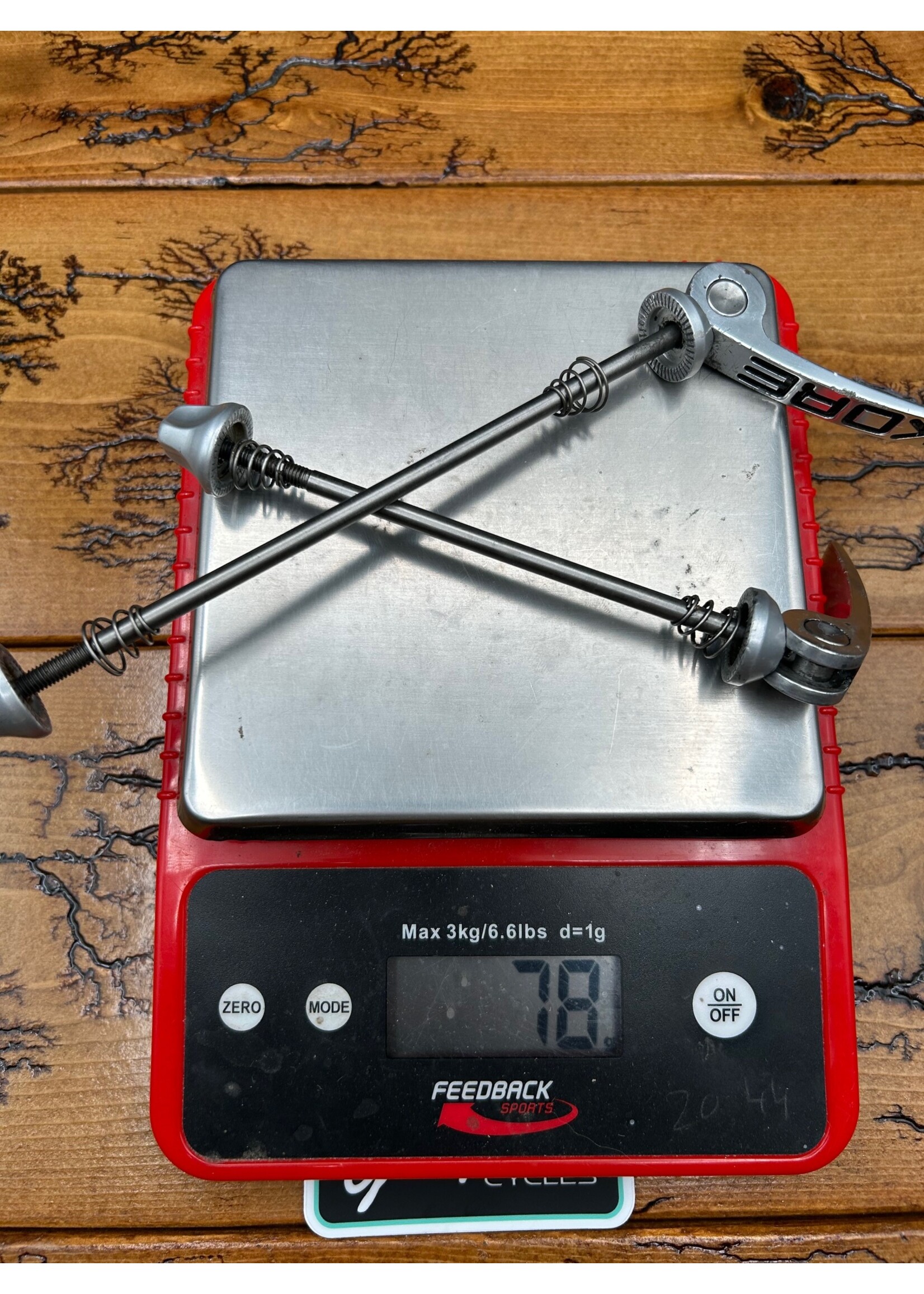Kore Kore Elite Titanium Silver Quick Release Skewer Set