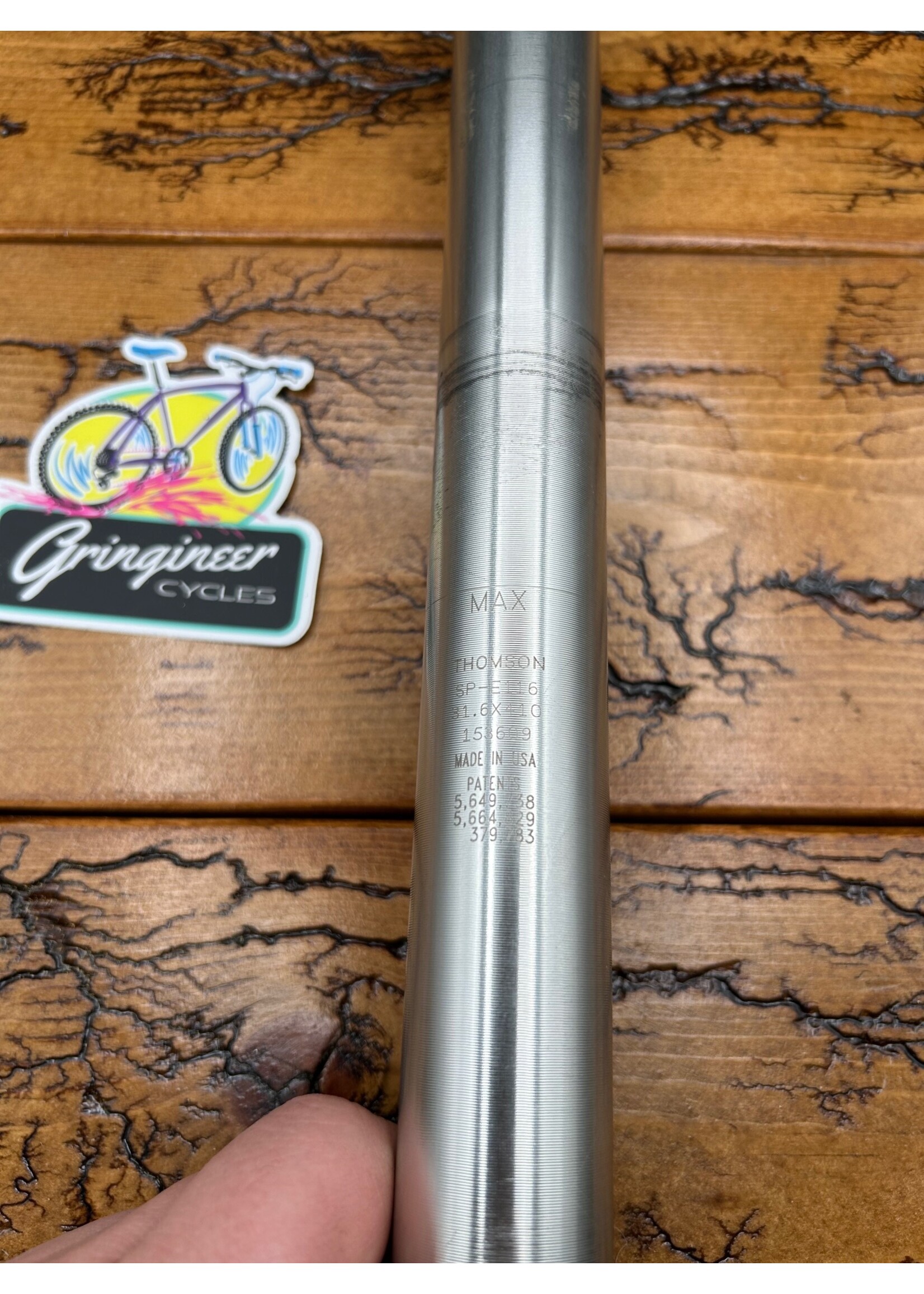 Thomson Thomson Elite SP-E116 31.6x410 Silver Seatpost