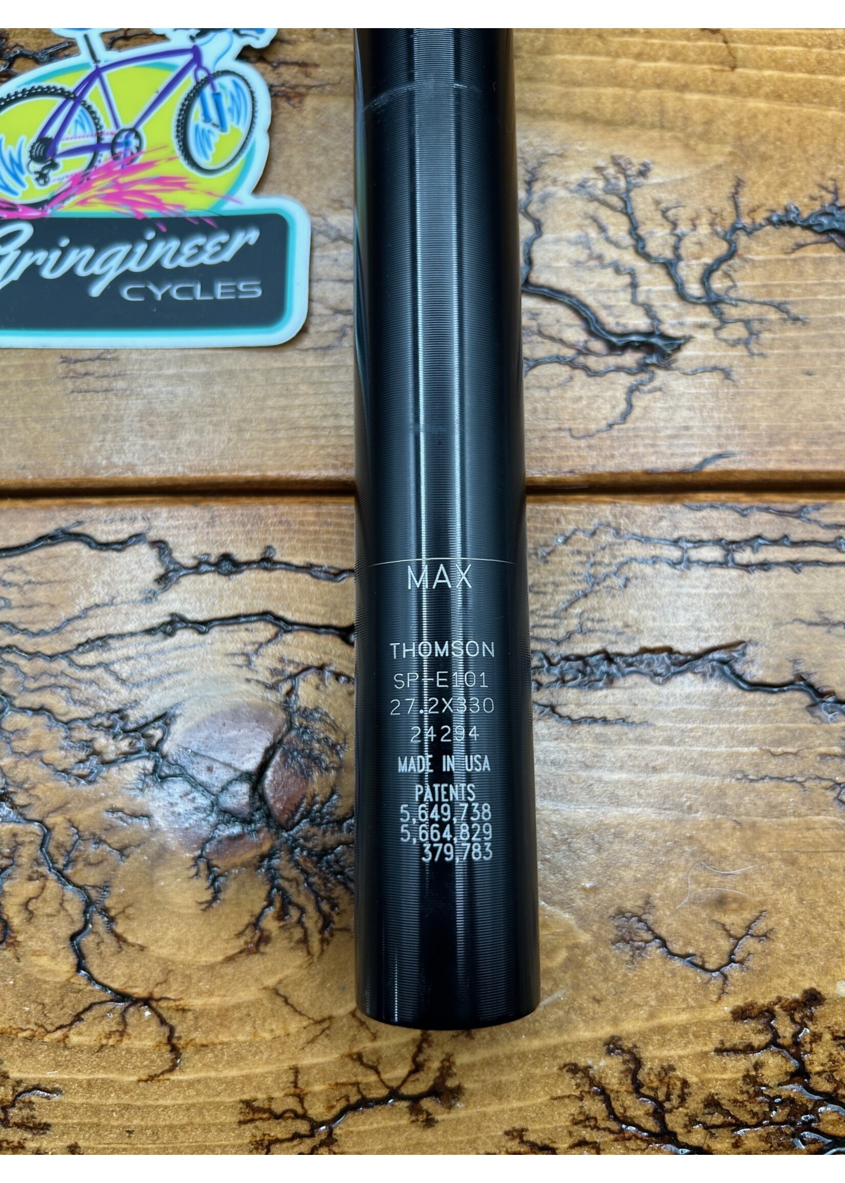 Thomson Thomson Elite SP-E101 27.2x330 Black Seatpost
