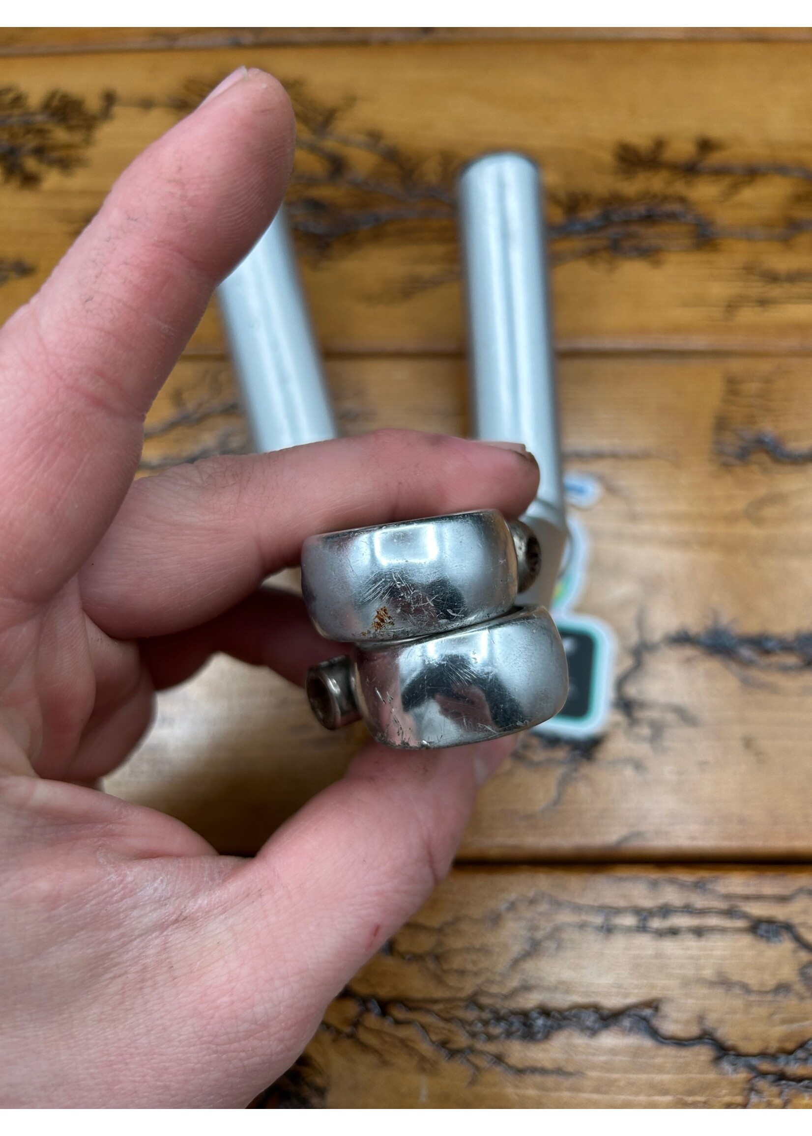 Onza Onza L Bend Silver Aluminum Bar Ends