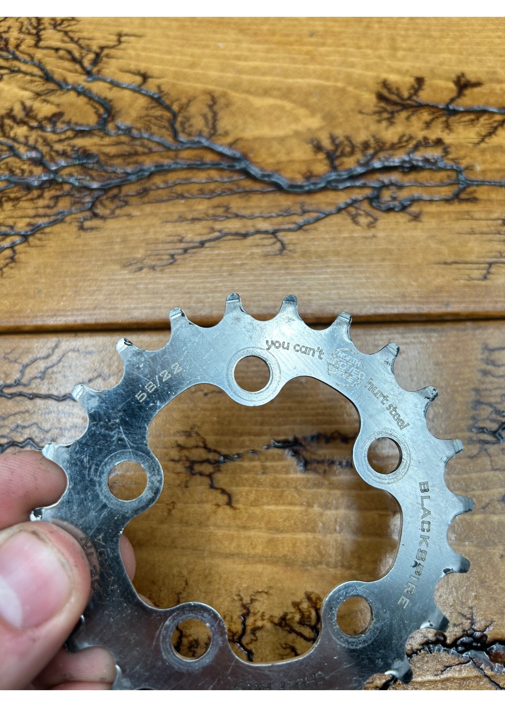 Blackspire Blackspire Chuck Ring 22 Tooth 58 BCD Steel Chainring