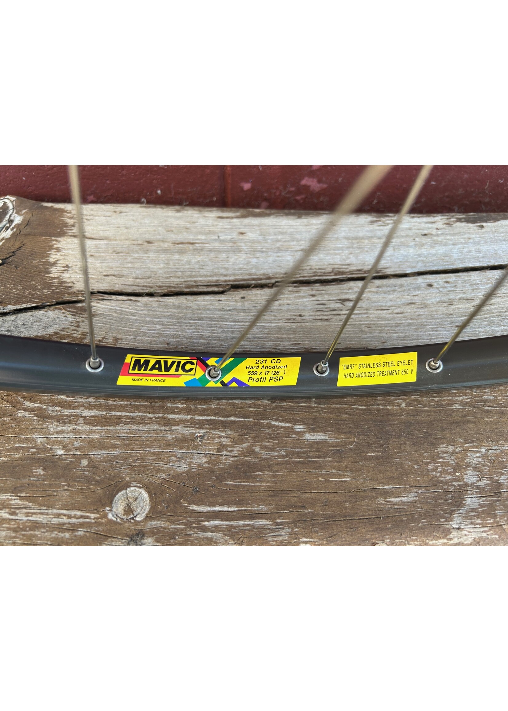 Mavic Mavic M231 CD Mavic Paris Gao Dakar 26" Wheelset