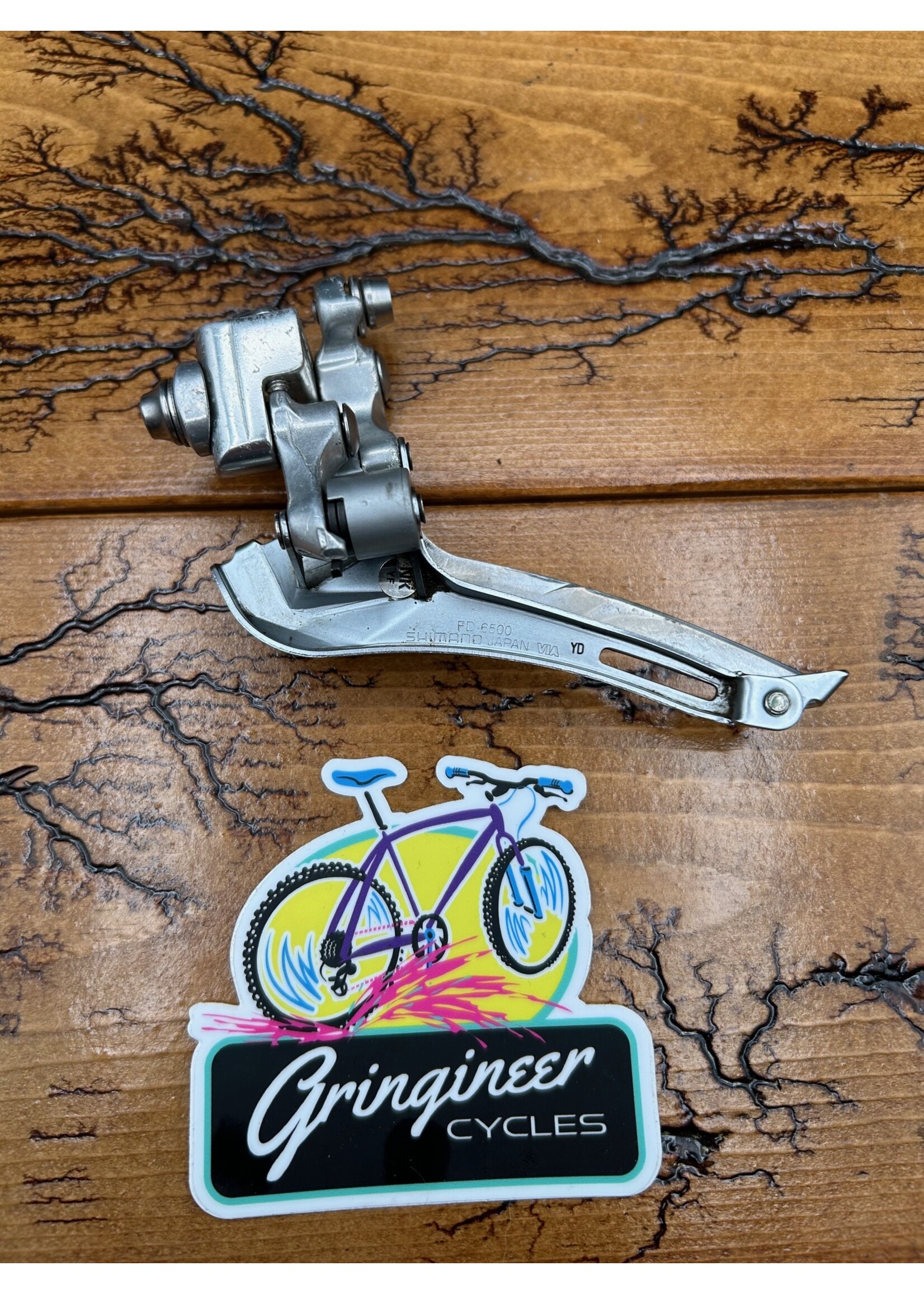 SHIMANO Shimano Ultegra FD-6500 Braze On Bottom Pull Front Derailleur