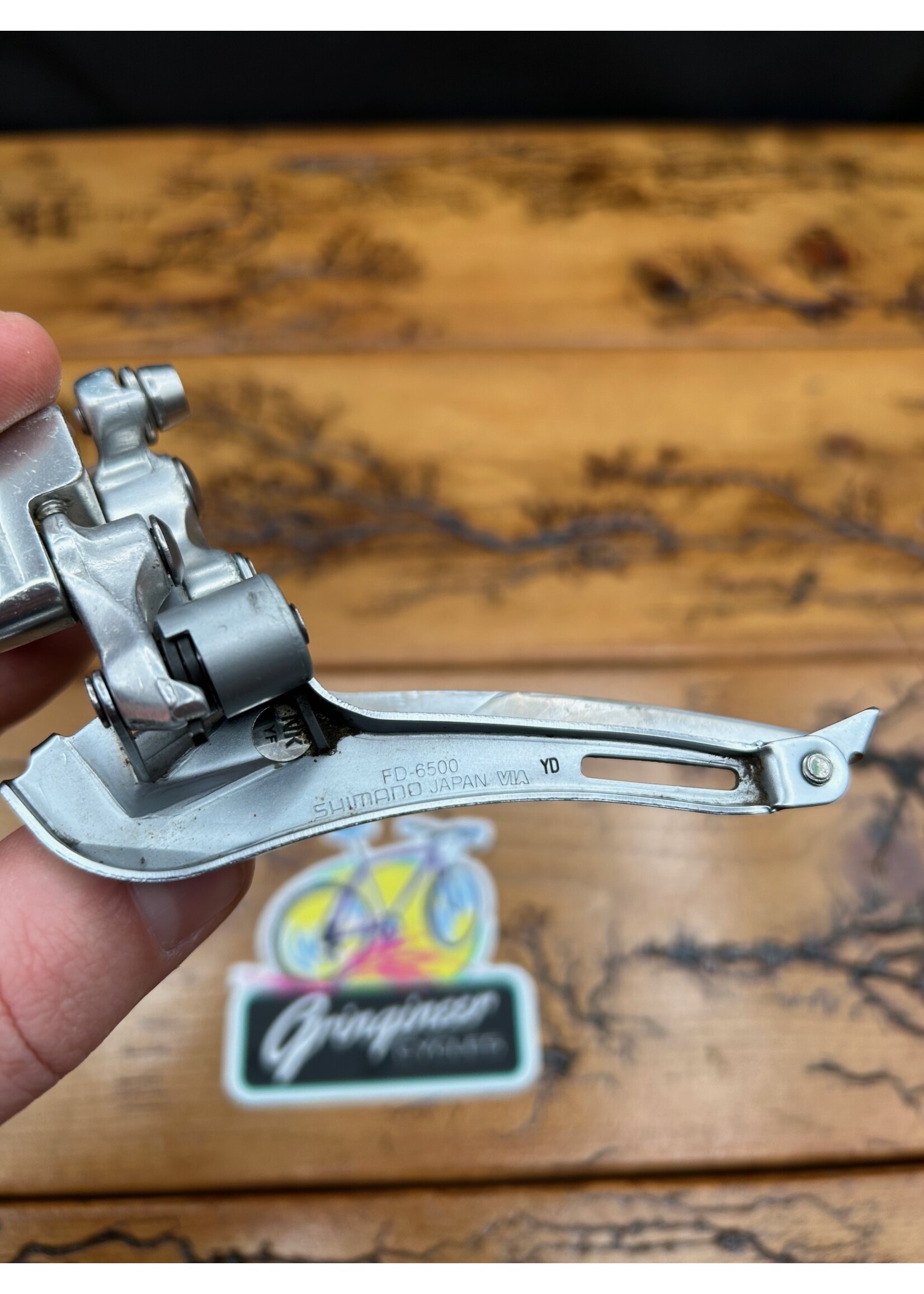 SHIMANO Shimano Ultegra FD-6500 Braze On Bottom Pull Front Derailleur