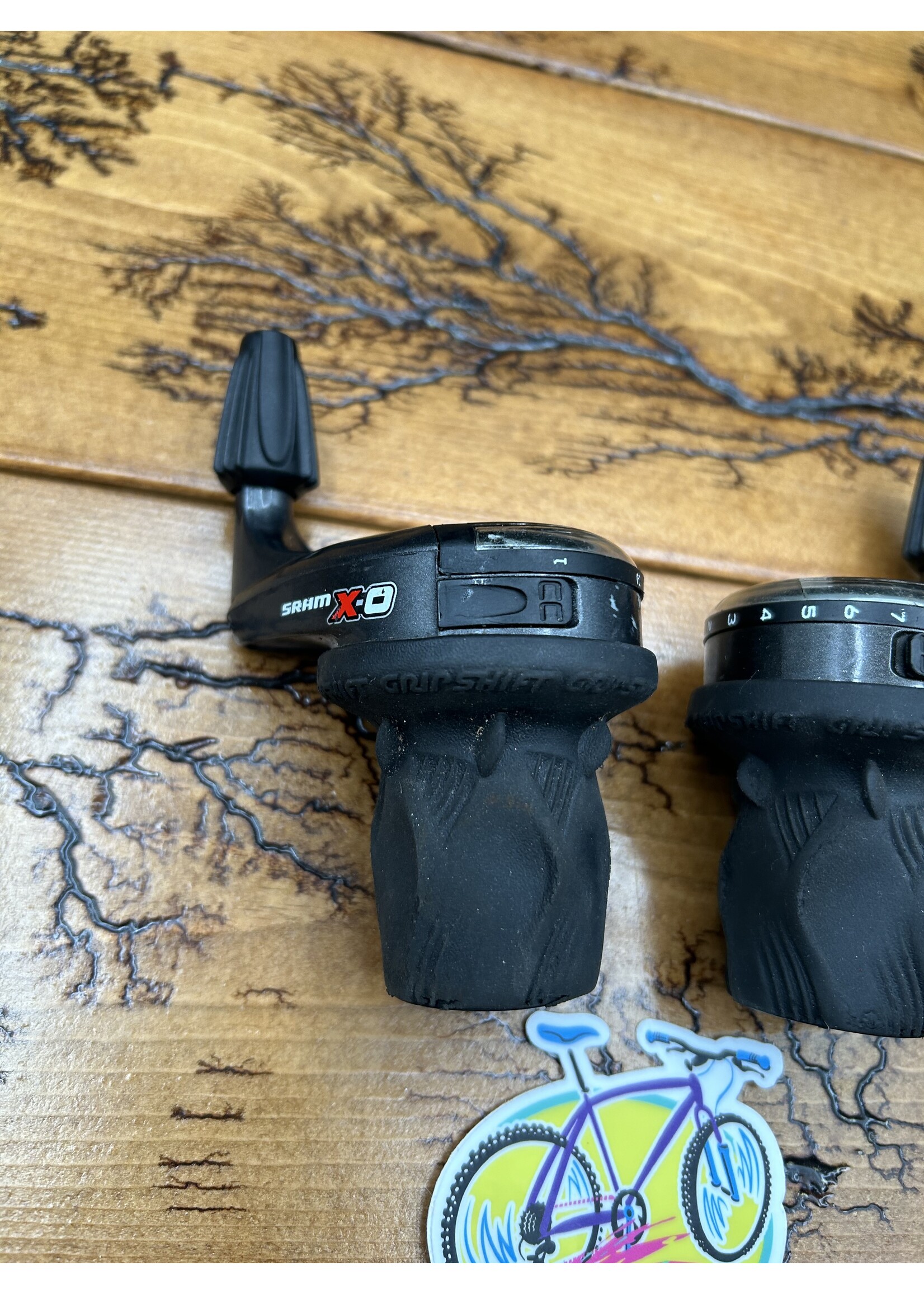 Sram X-O 9 Speed Grip Shifter Set