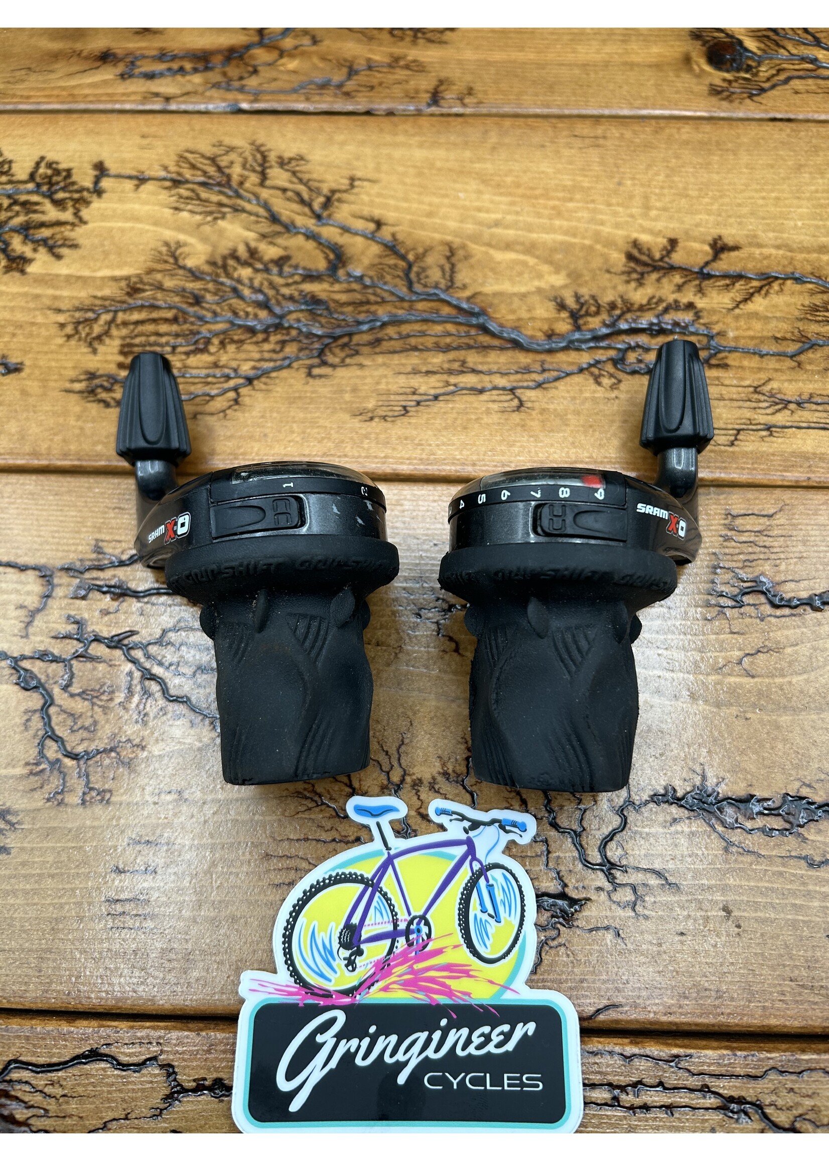 Sram X-O 9 Speed Grip Shifter Set