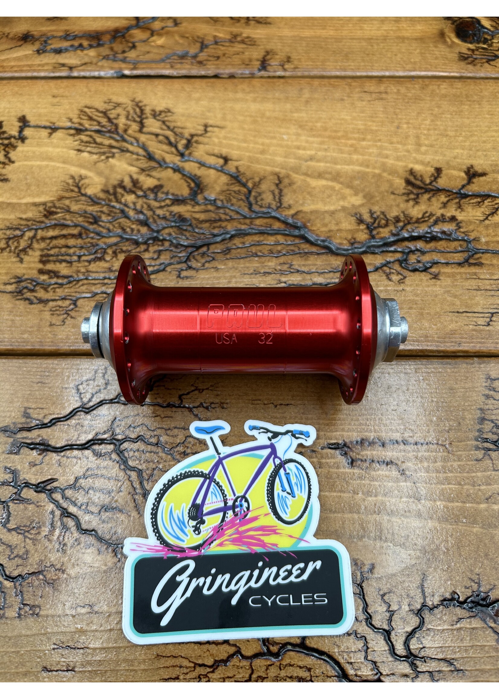 Paul Components Paul Component 32 Hole Red QR Front Hub