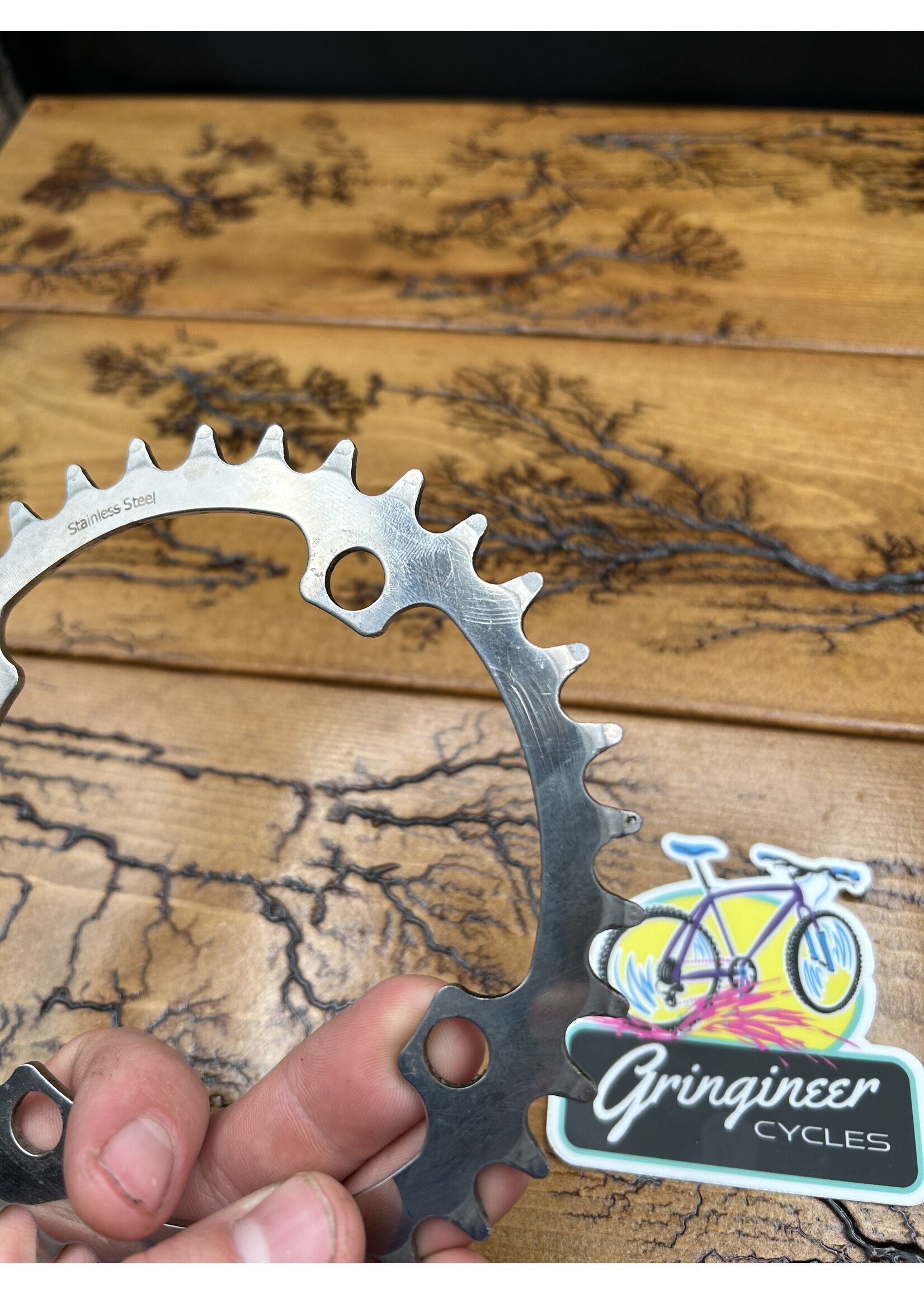 Surly Surly 34 Tooth 4 Bolt 104 BCD Stainless Steel Chainring