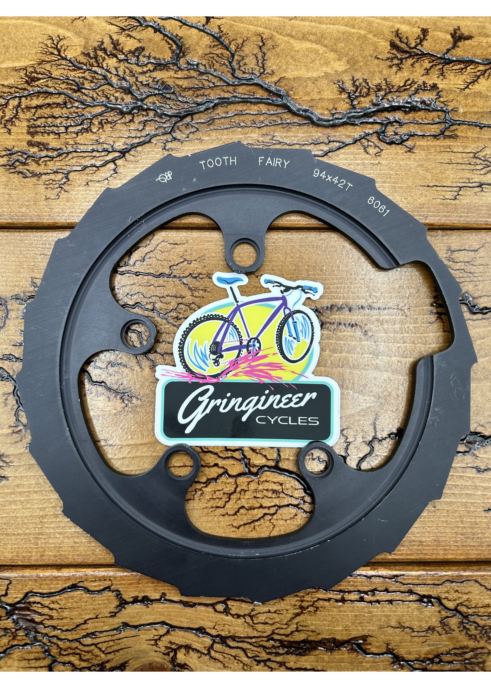 QBP QBP Tooth Fairy 94 BCD 42 Tooth Max Black Bash Guard