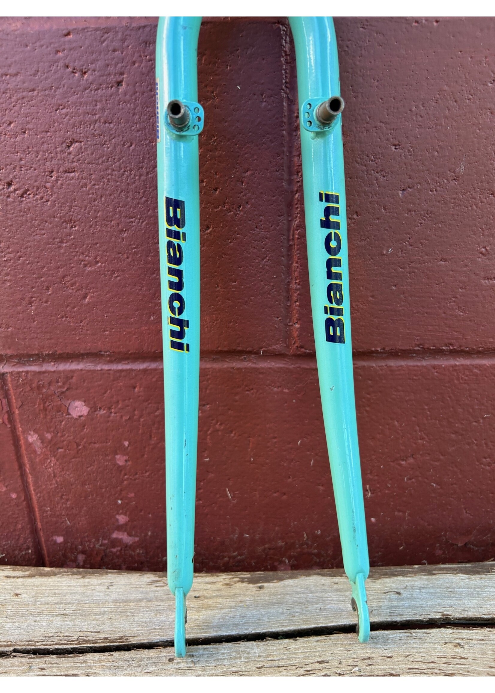Bianchi Bianchi 700c Celeste 1 Inch Threaded CRMO Steel Fork