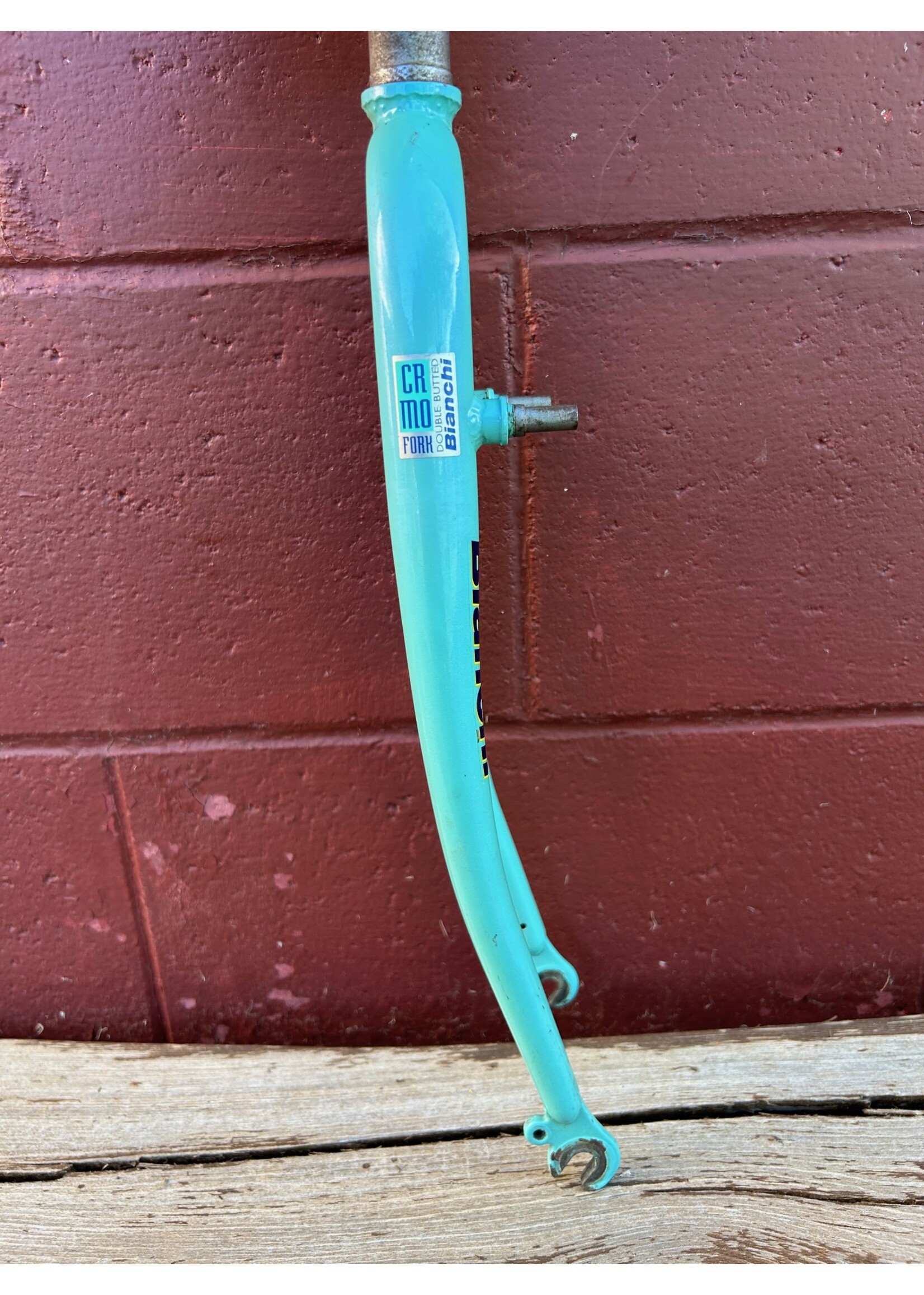 Bianchi Bianchi 700c Celeste 1 Inch Threaded CRMO Steel Fork