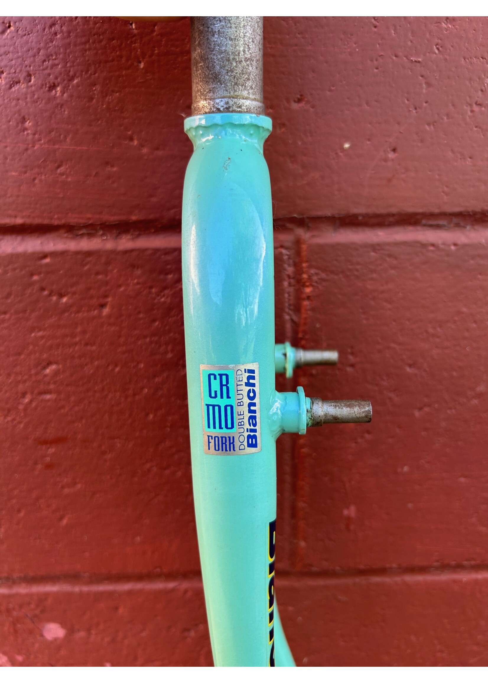 Bianchi Bianchi 700c Celeste 1 Inch Threaded CRMO Steel Fork