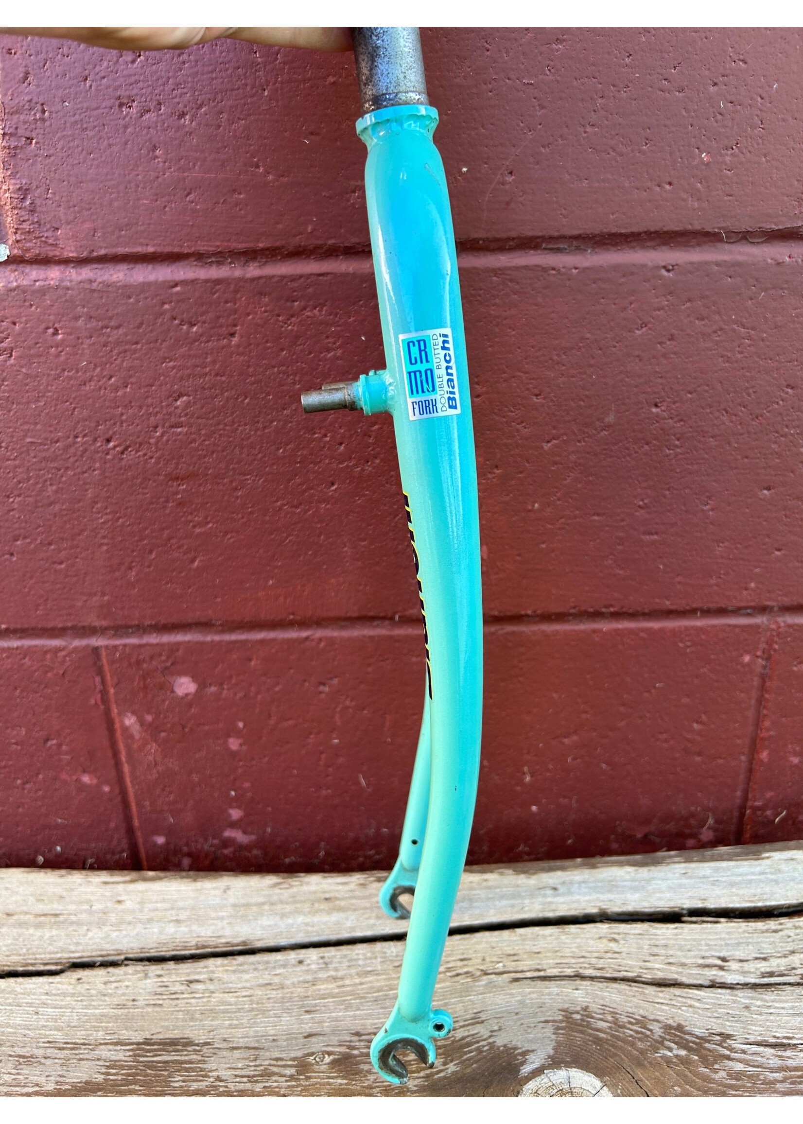 Bianchi Bianchi 700c Celeste 1 Inch Threaded CRMO Steel Fork