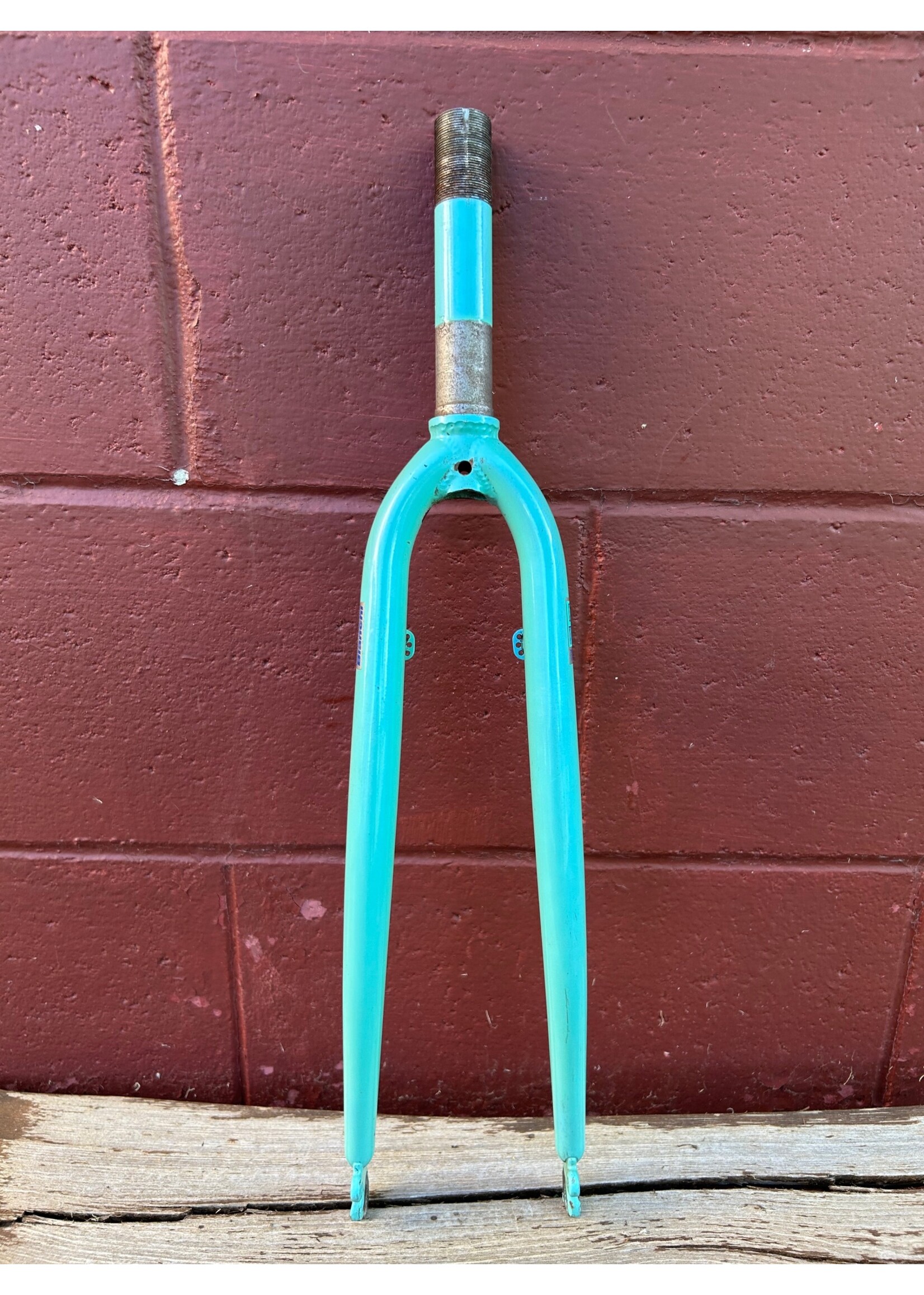 Bianchi Bianchi 700c Celeste 1 Inch Threaded CRMO Steel Fork