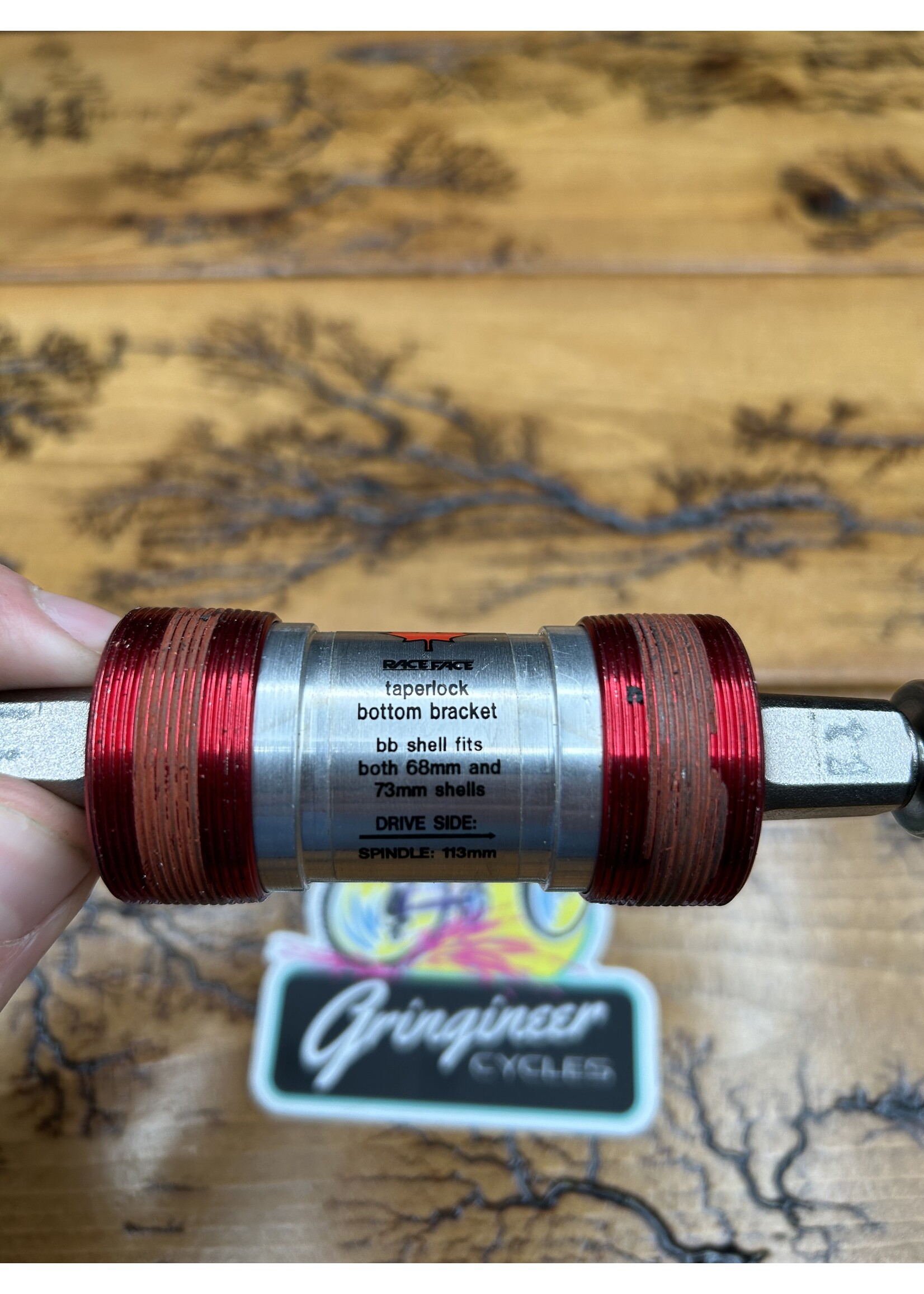 Raceface Raceface Taperlock 113mm 68/73mm Square Taper Bottom Bracket